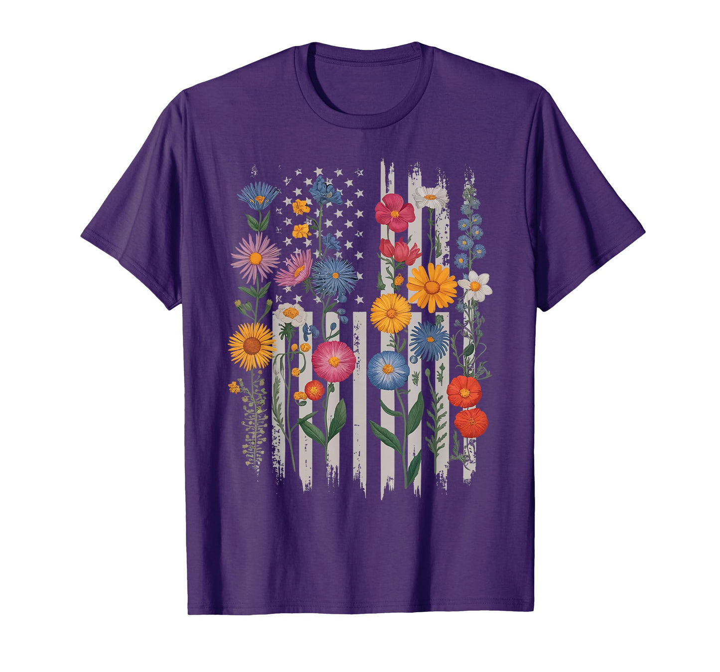 Wildflowers Floral Colorful Flowers T-Shirt