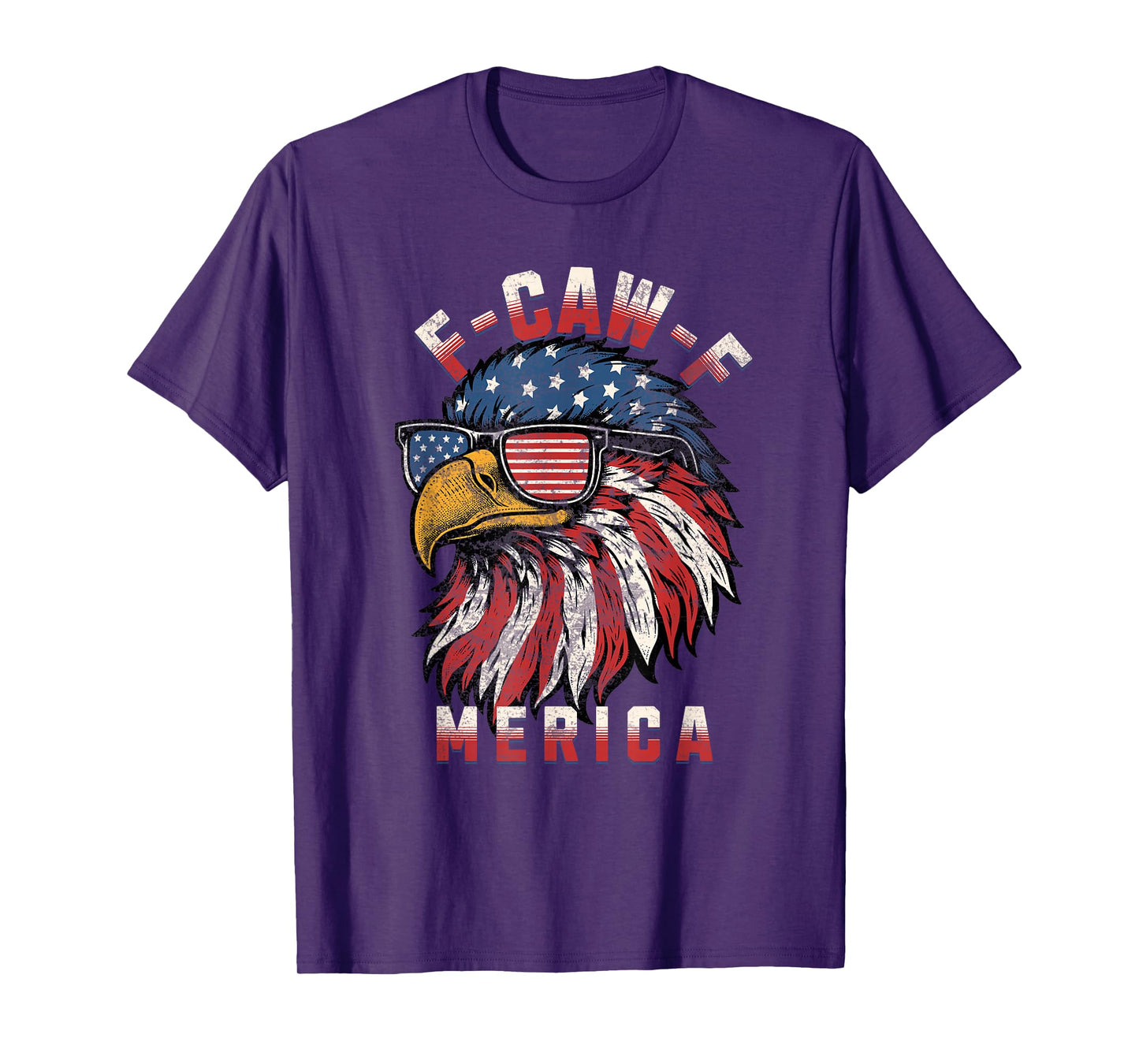 Funny Quote Rooster Meme F-CAW-F America Chicken Eagle Crow T-Shirt