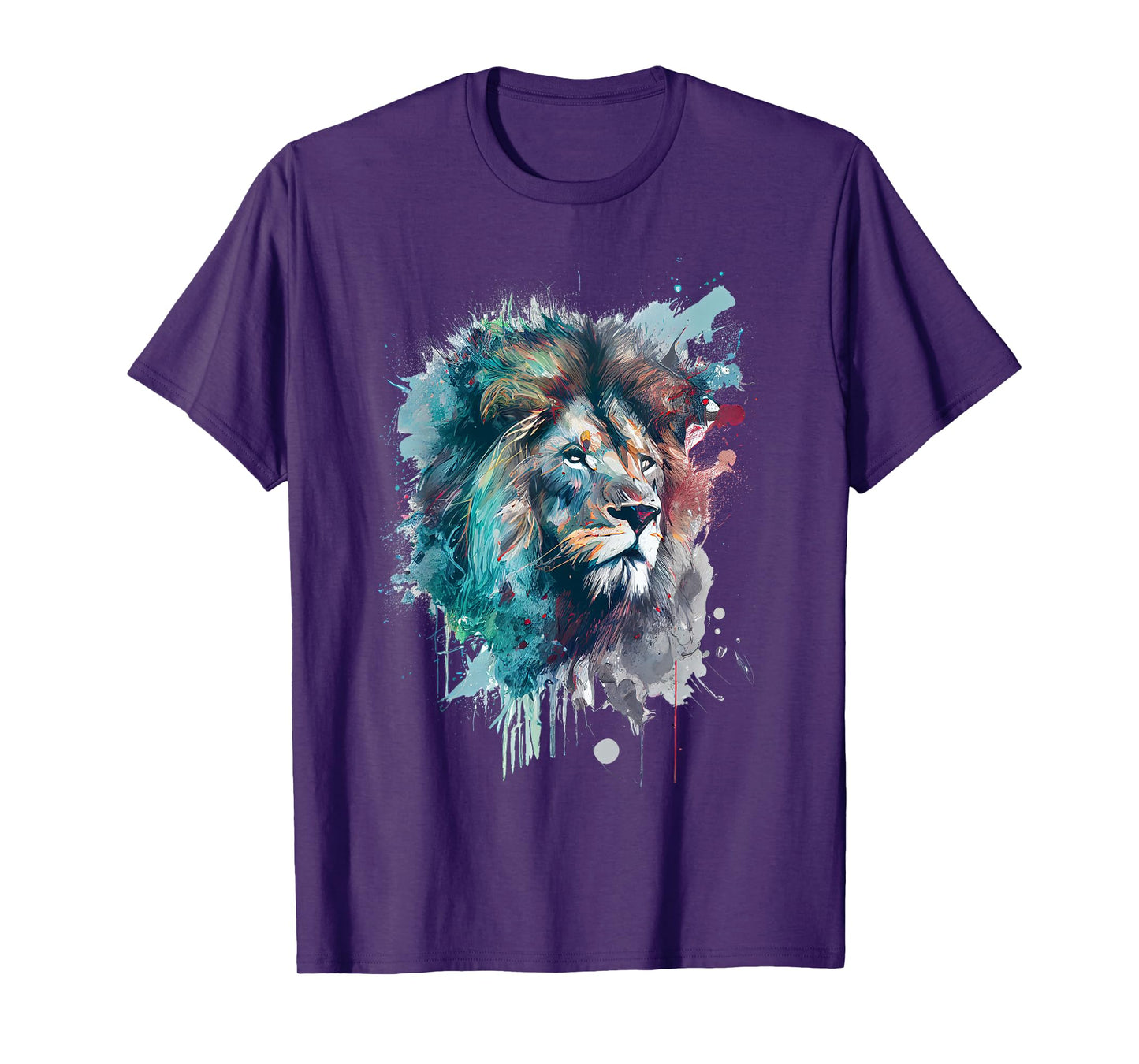 Lion Colorful Design T-Shirt