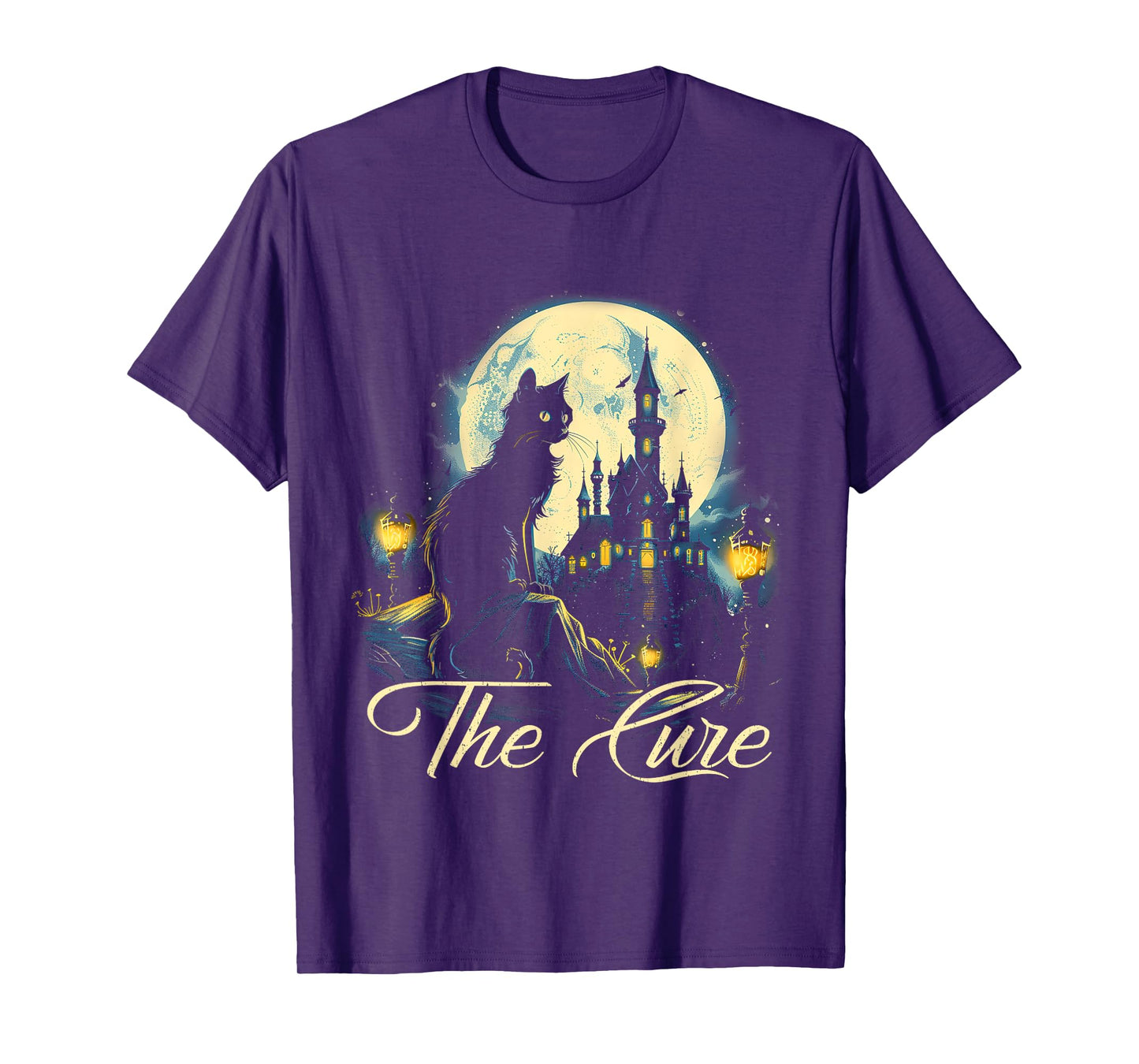 Cures Vintage Art Lovely Animal Musician Funny Outfits Cats T-Shirt