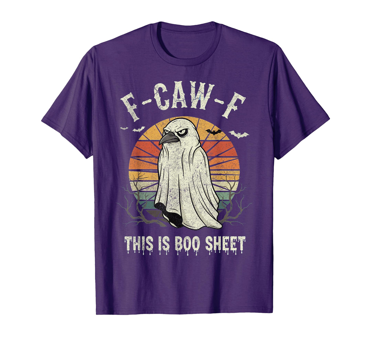 F-Caw-F This is Boo Sheet Ghost Halloween Costume Funny T-Shirt