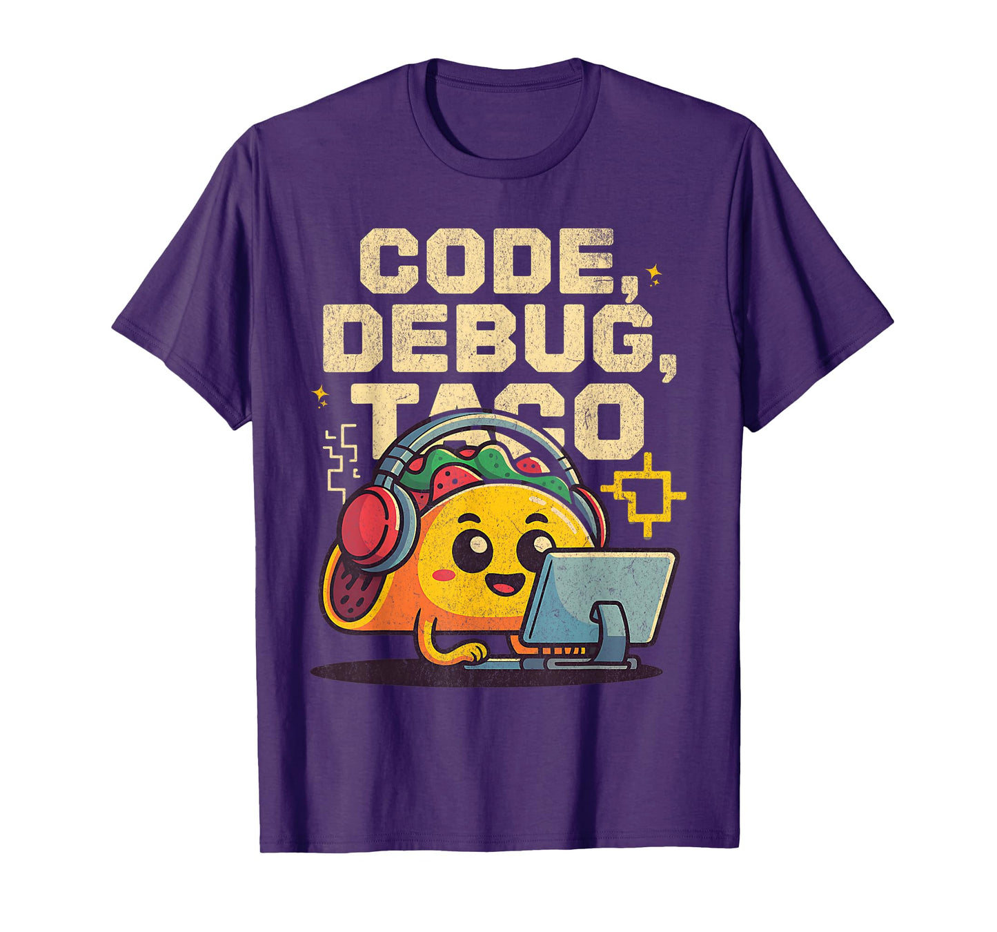 Code, Debug, Taco – Taco Programmer Design for National Taco T-Shirt