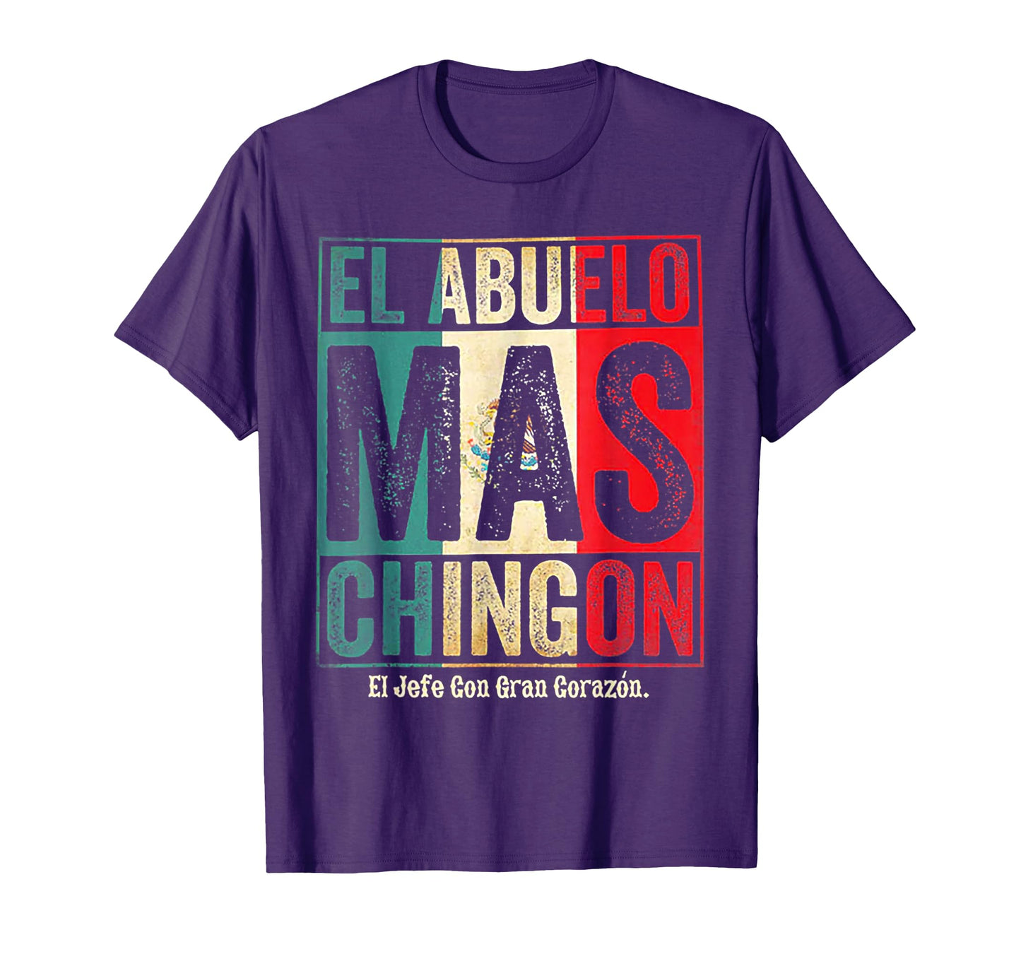 El Abuelo Mas Chingon Jefe Con Gran Corazon T-Shirt