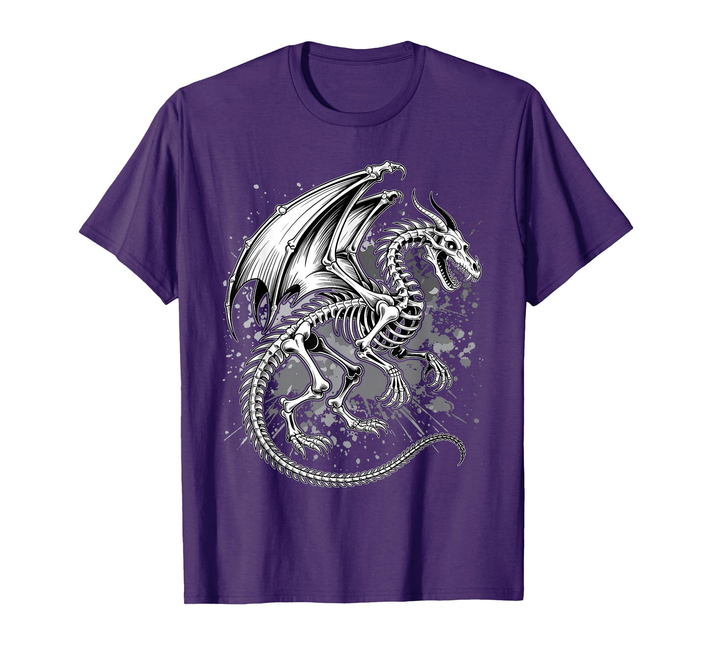 Dragon Skeleton Halloween Fantasy Boys Girls Kids T-Shirt