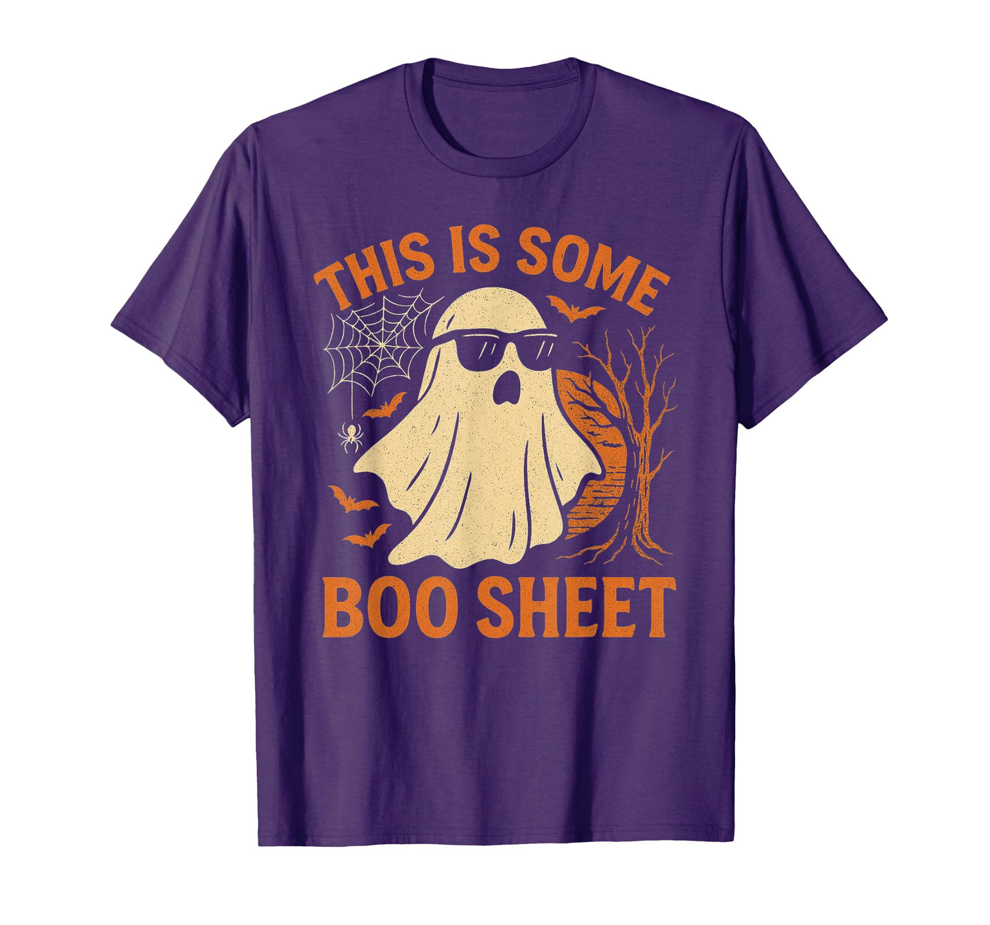 This is Some Boo Sheet Ghost Retro Funny Halloween Men Women T-Shirt