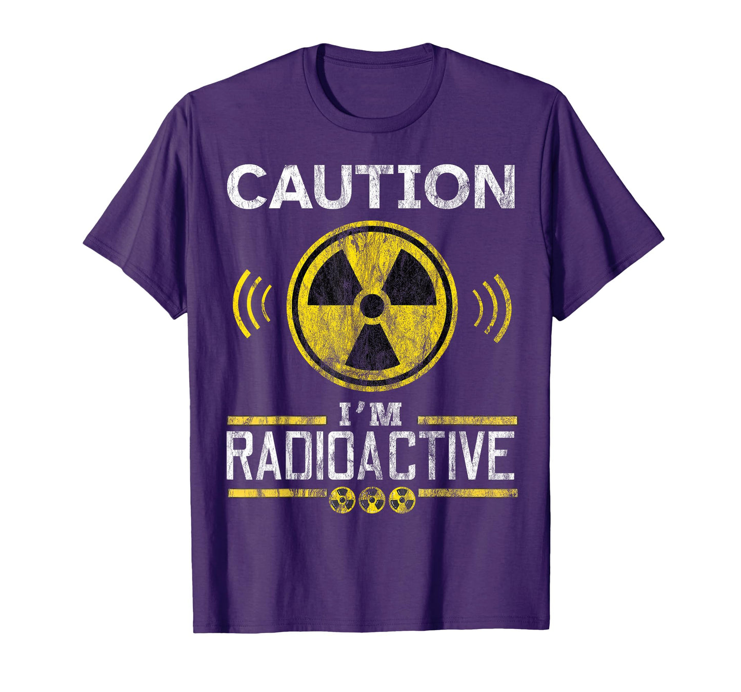 Caution I’m Radioactive Cancer Warrior Survivor Strength Tee T-Shirt