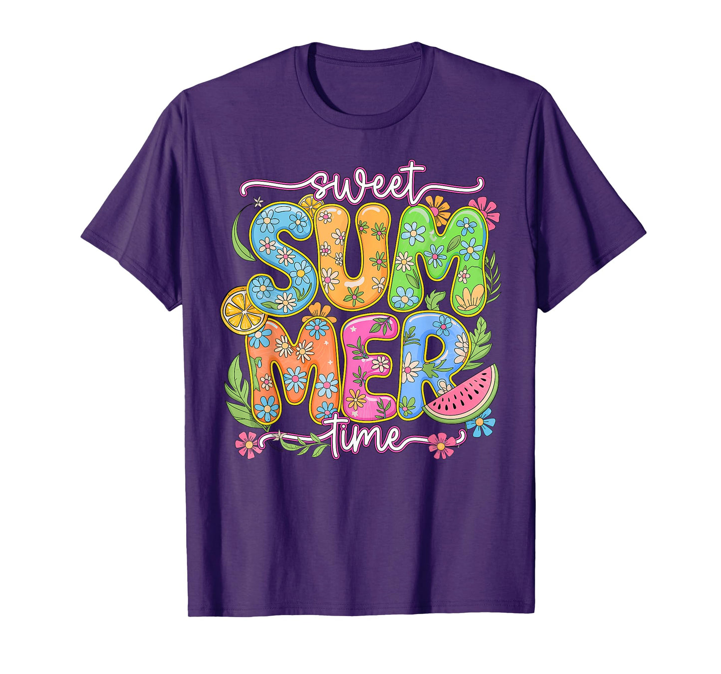 Sweet Summer Time Retro Sweet Summer Time Girl Women T-Shirt