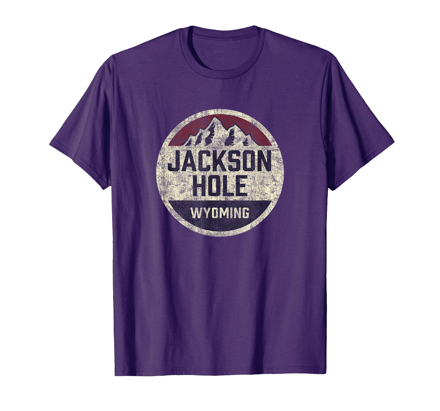 Vintage Jackson Hole Wyoming Souvenir Retro Hiking Graphic T-Shirt