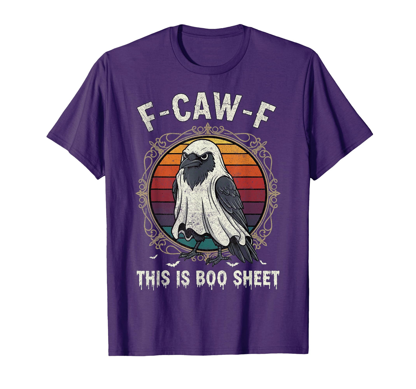 F-Caw-F This is Boo Sheet Ghost Halloween Costume Funny T-Shirt