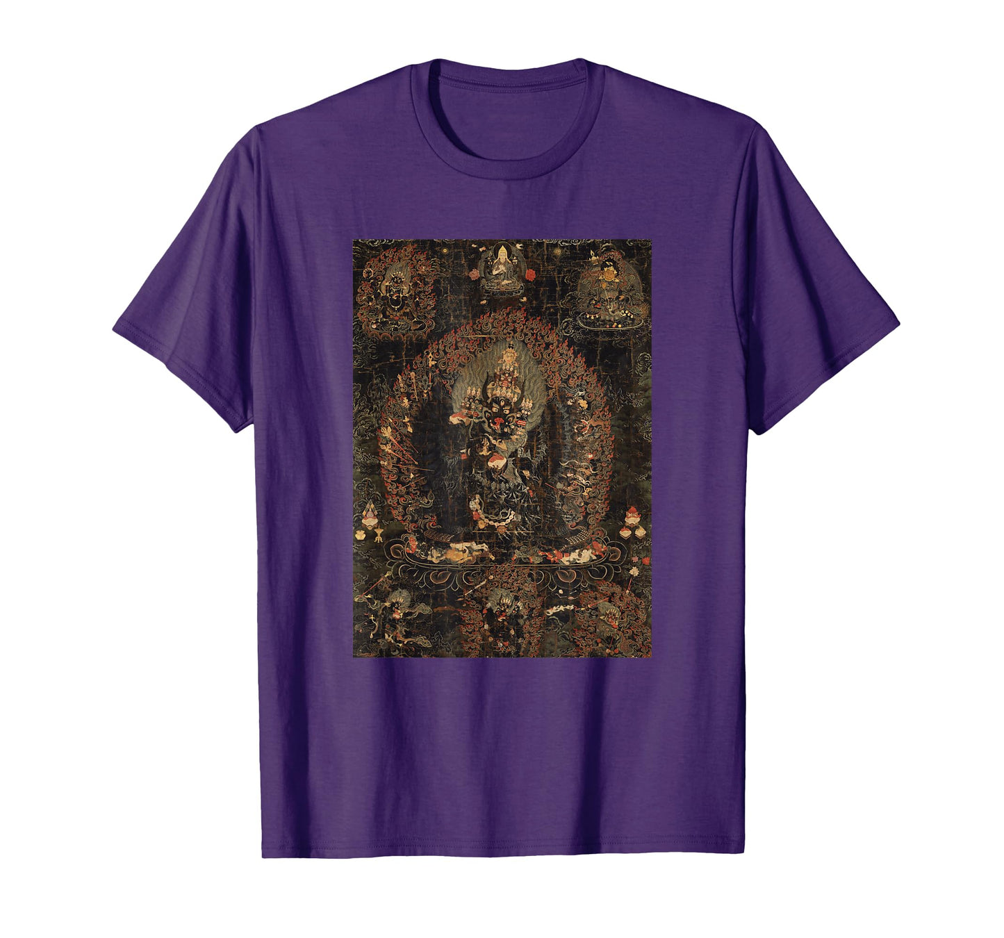 Vajrabhairava Tibetan Buddhist Thangka Art T-Shirt