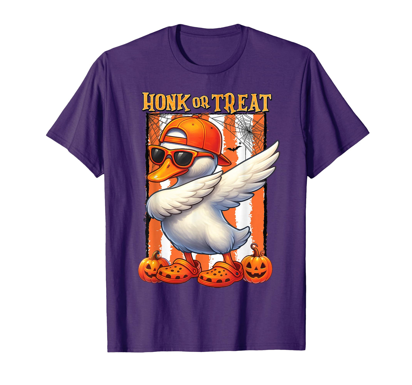 Honk Or Treat Funny Spooky Goose Halloween Costume Kids Boys T-Shirt
