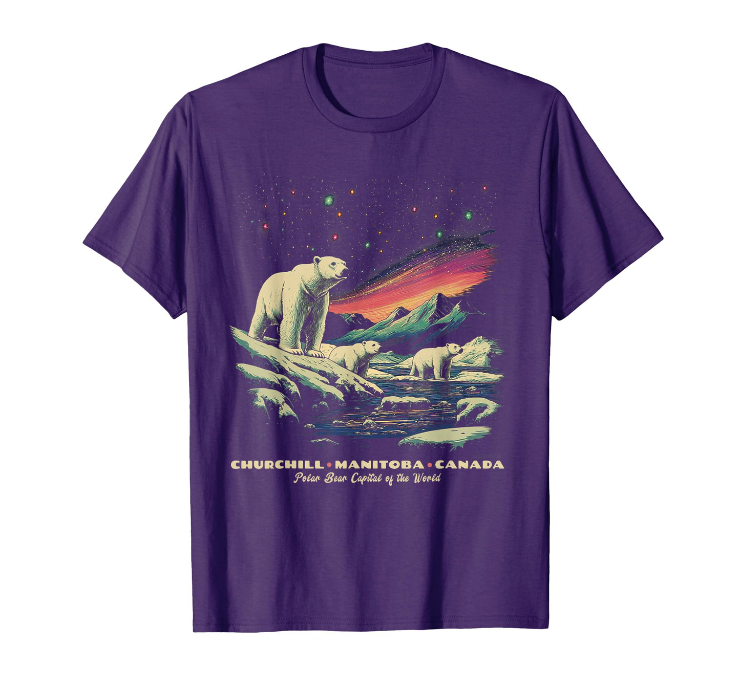 Churchill Manitoba Canada Polar Bear Capital of the World T-Shirt
