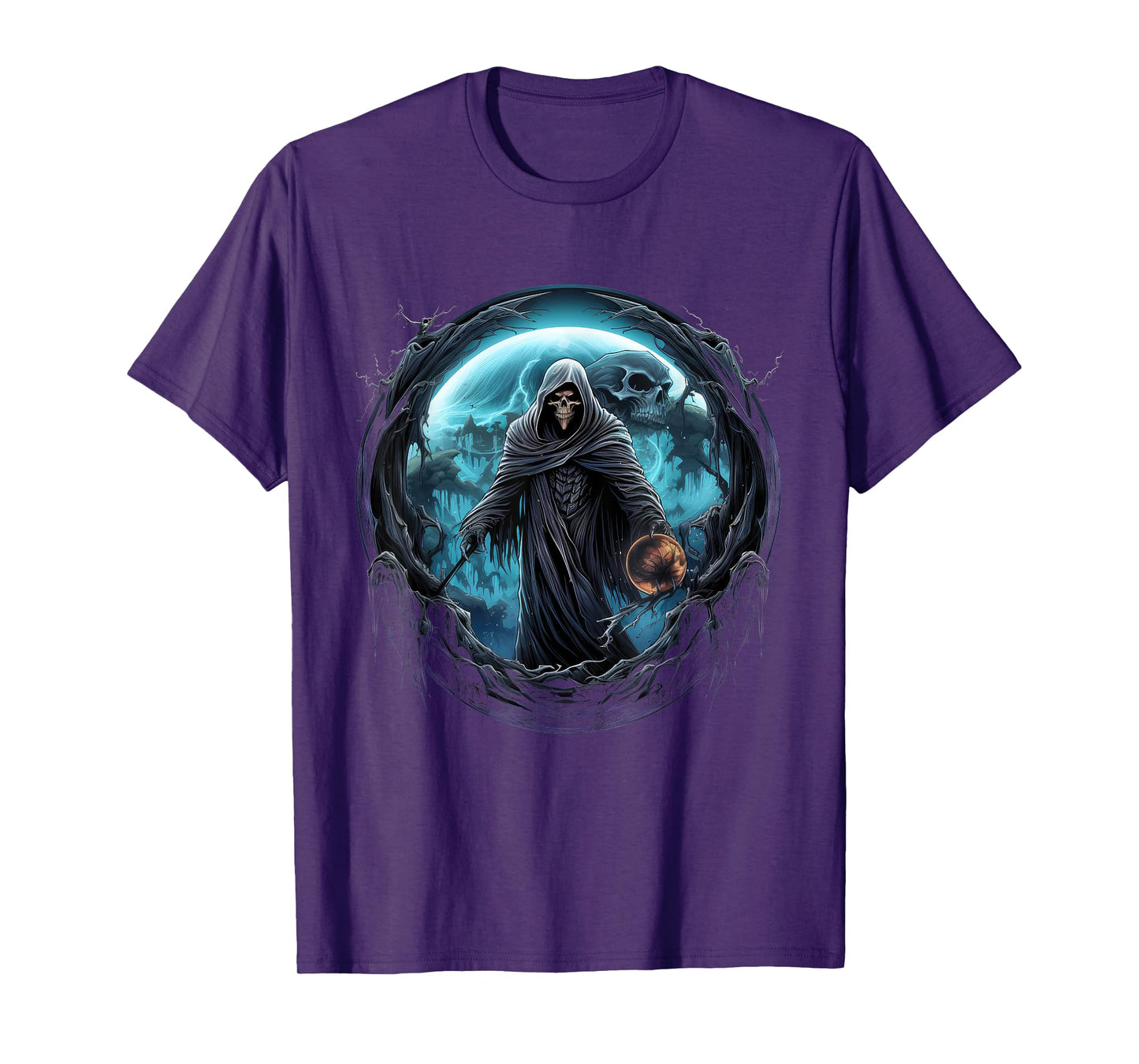 Grim Reaper and Skeleton Enthusiasts Essential Design T-Shirt