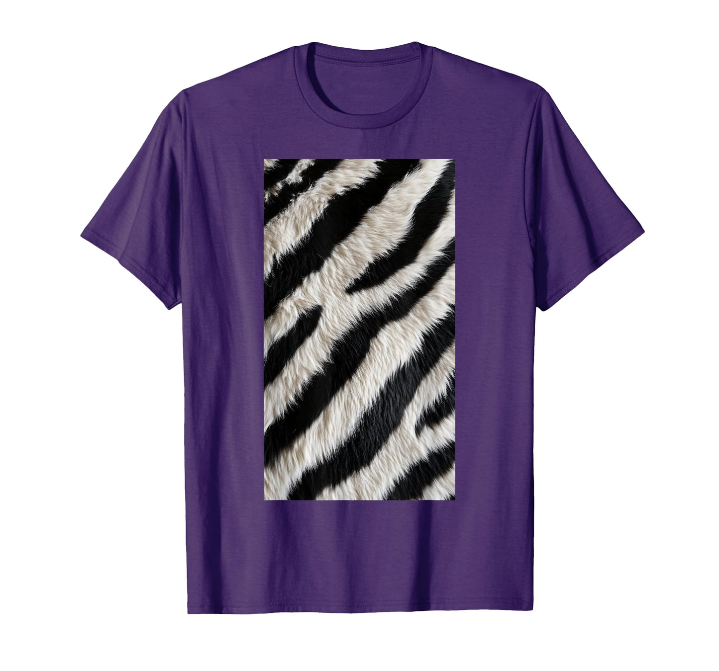 Zebra Fur Pattern Animal Wild Monochrome Patterns T-Shirt