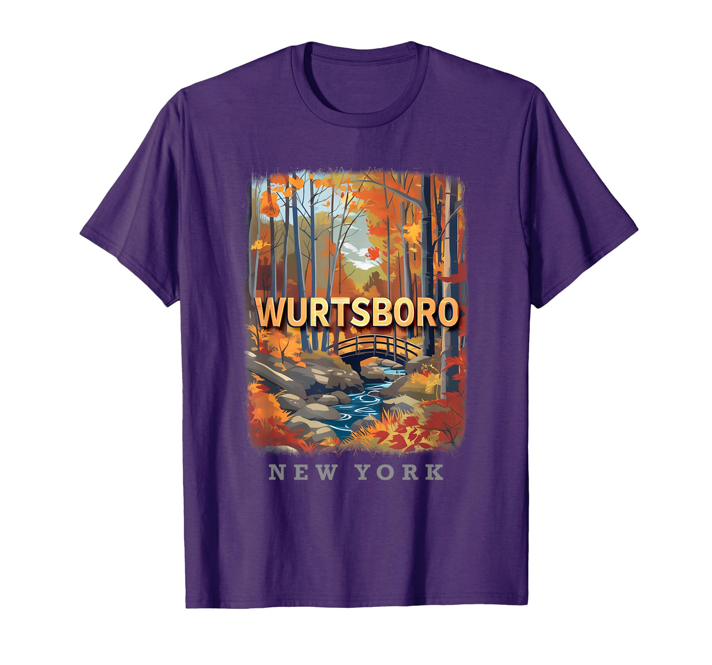 Wurtsboro New York NY Nature's Trail SD169 T-Shirt