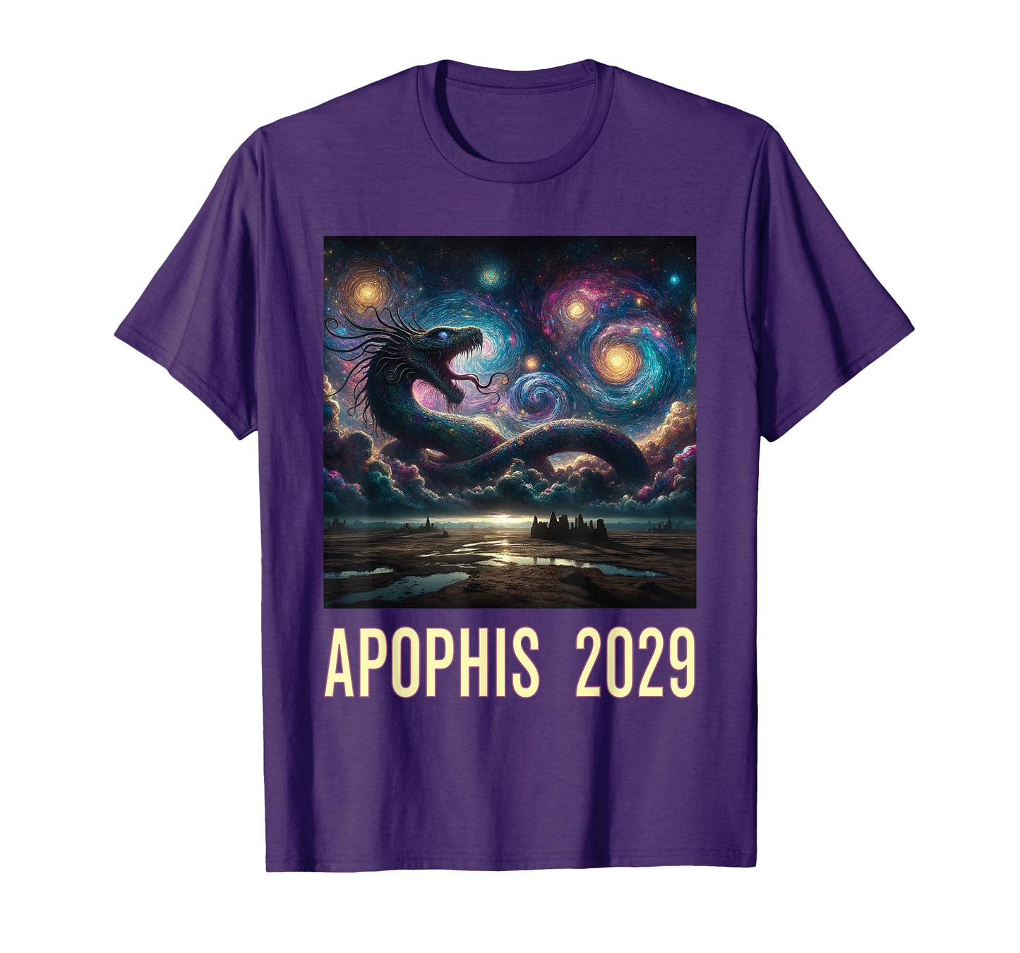 Colorful Asteroid Furious Apophis 2029 T-Shirt