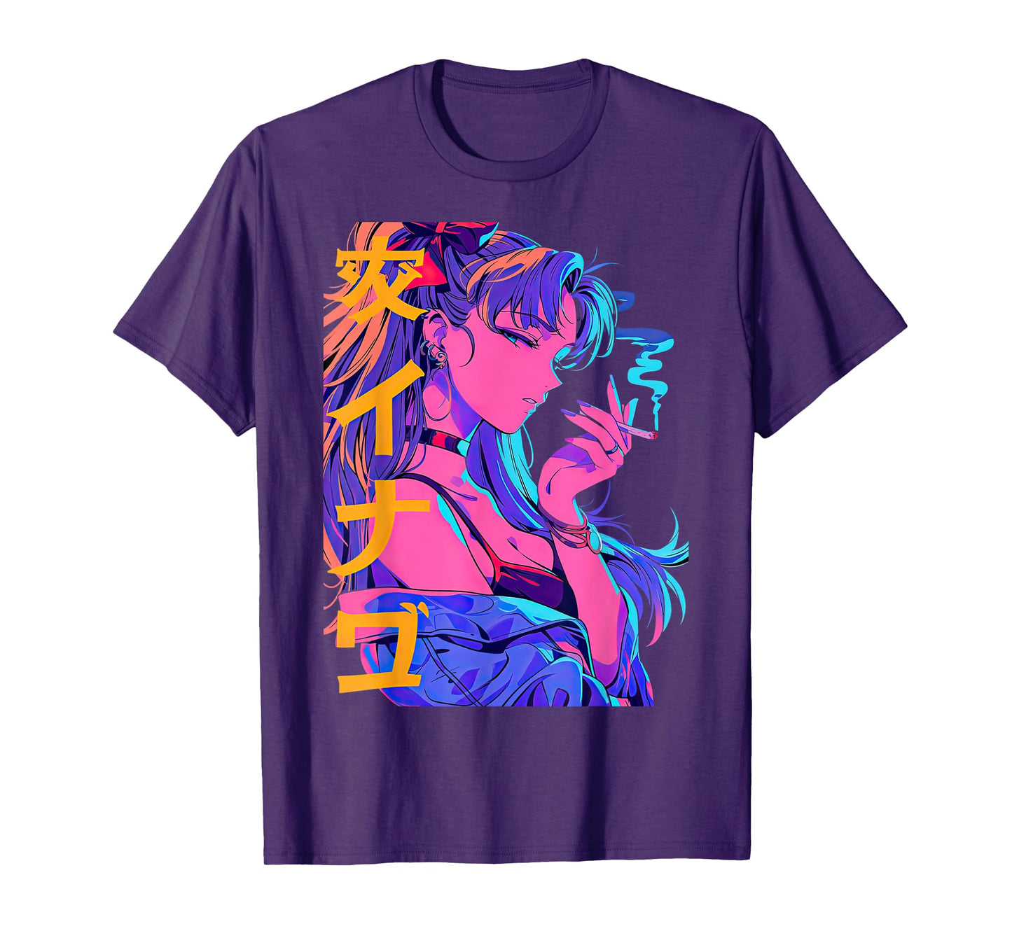 Waifu Anime Horror Girl Aesthetic T-Shirt