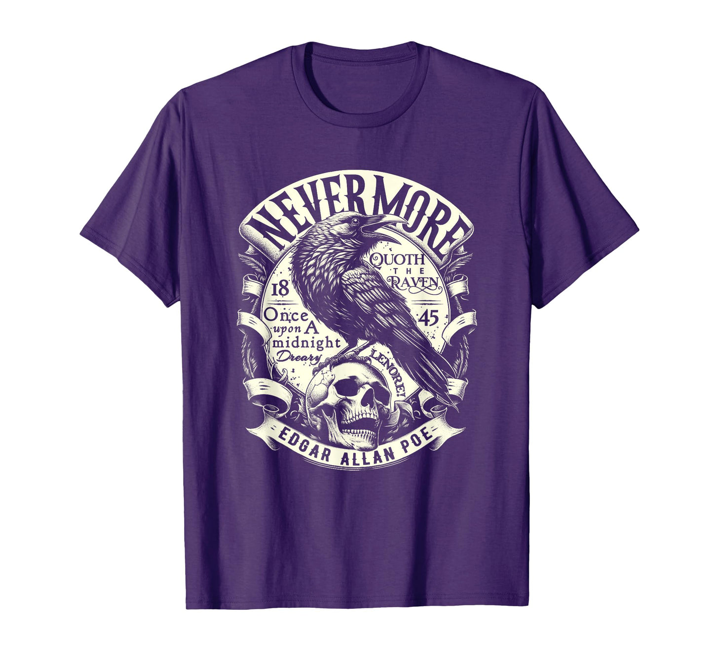 Edgar Allan Poe Nevermore Quoth The Raven T-Shirt