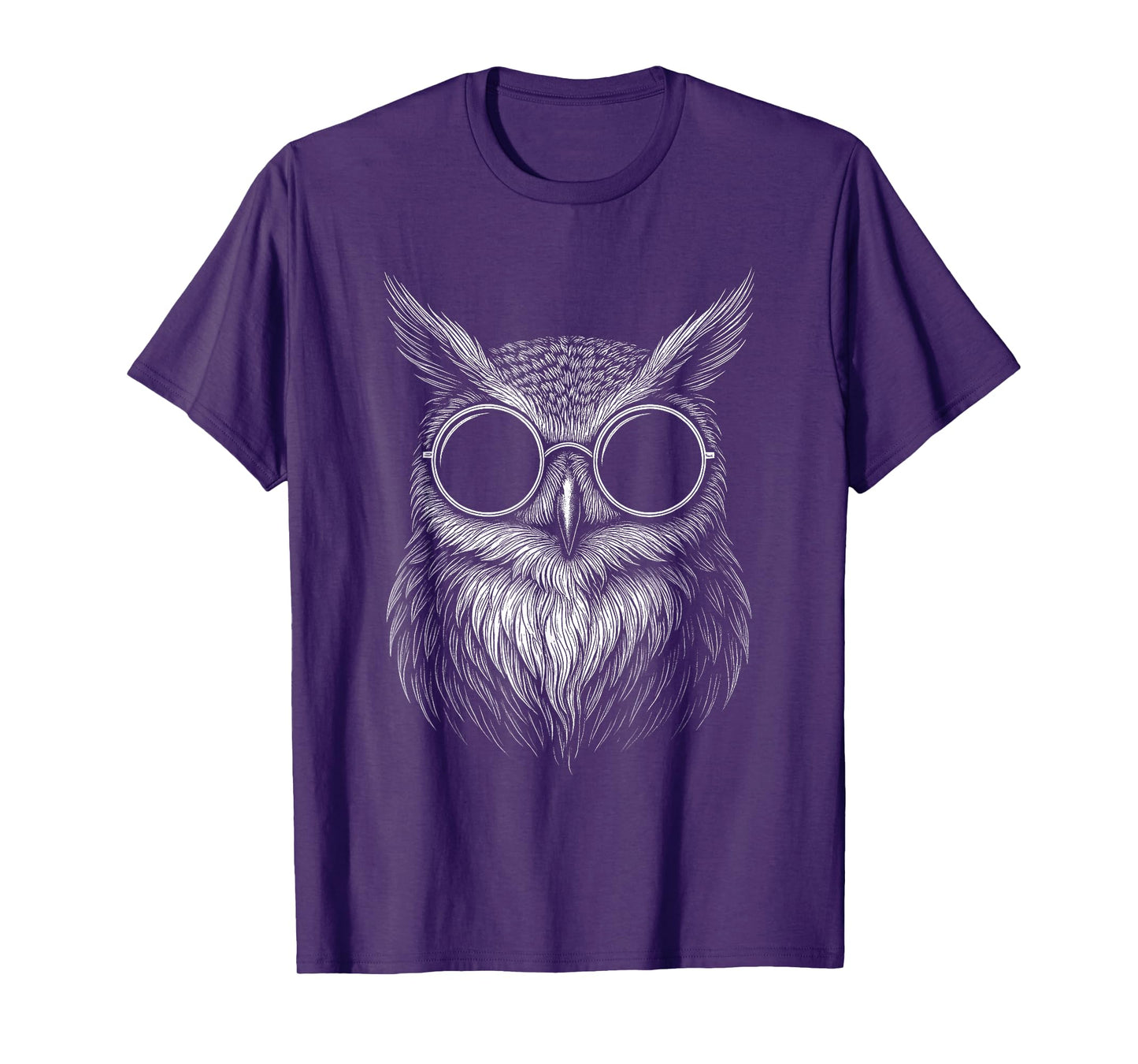 Owl Sunglasses Wild Animal Jungle Bird Lover T-Shirt