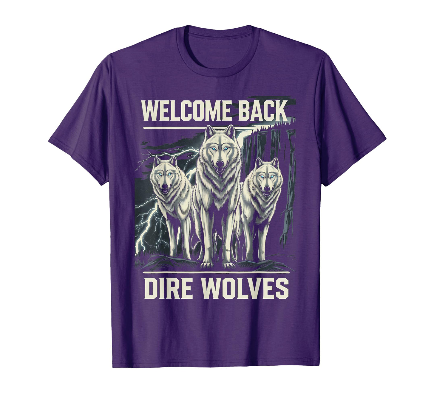 Dire Wolves Dire Wolf White Wolf Animal Dire Wolf T-Shirt