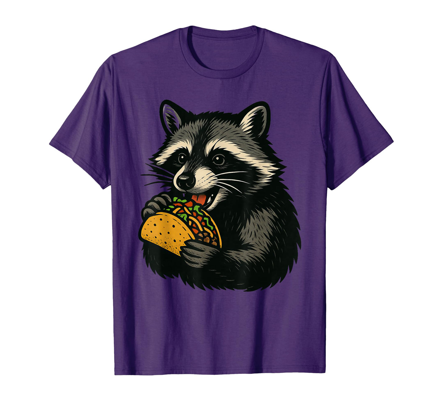 Raccoon Eating Taco T-Shirt