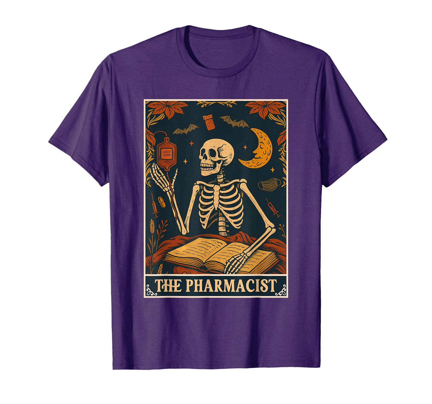 Pharmacist Tarot Card Pharm Tech Pharmacy Funny Drug Dealer T-Shirt
