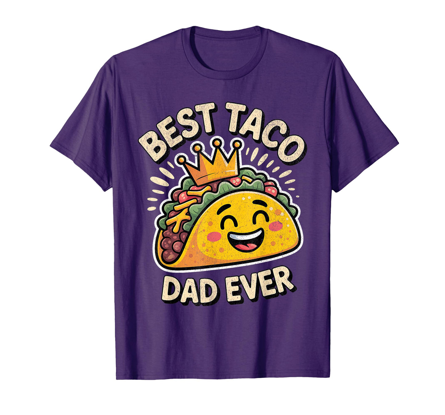 Best Taco Dad Ever Funny Taco Design for National Taco Day T-Shirt