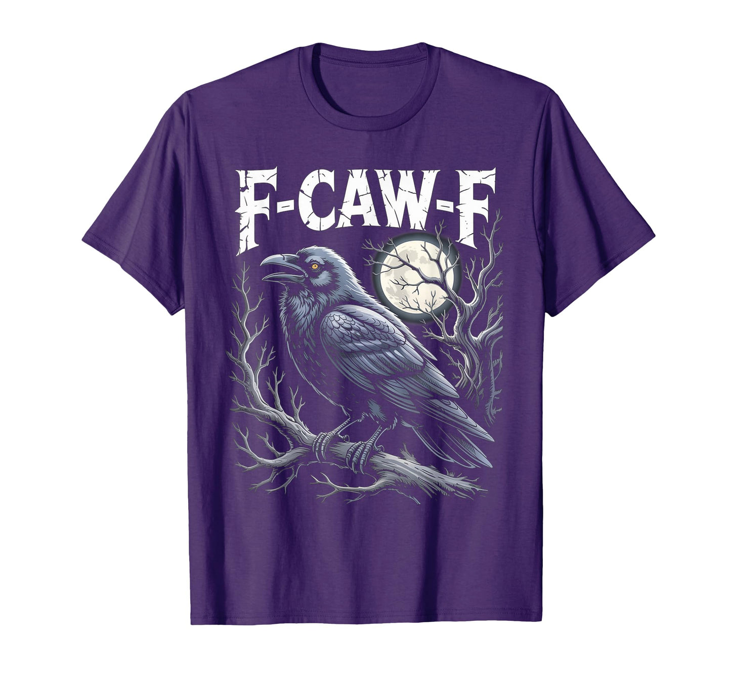 Cawf Funny Raven Graphic for Bird Lovers and Caw Fans T-Shirt
