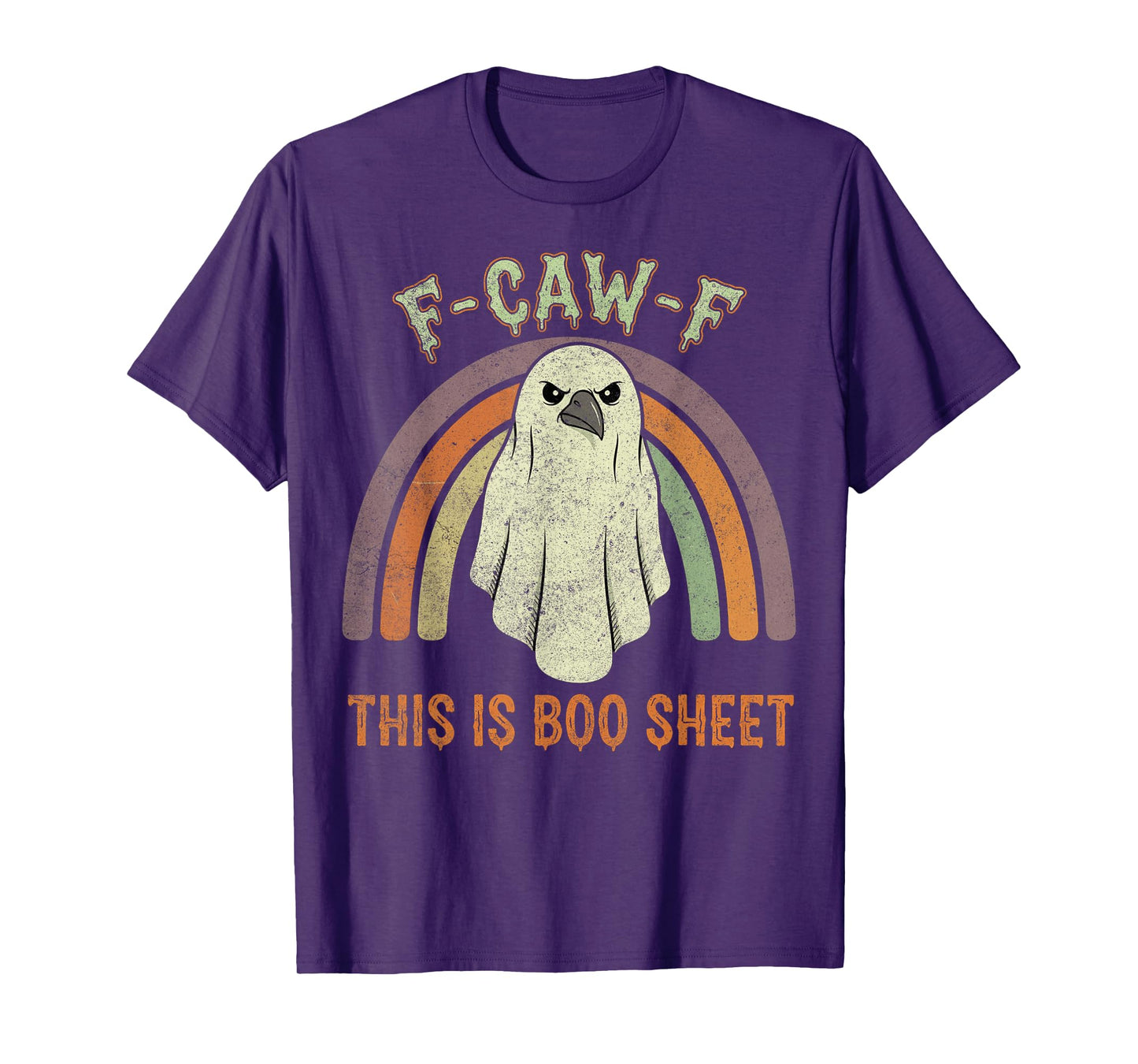 F-Caw-F This is Boo Sheet Ghost Halloween Costume Funny T-Shirt