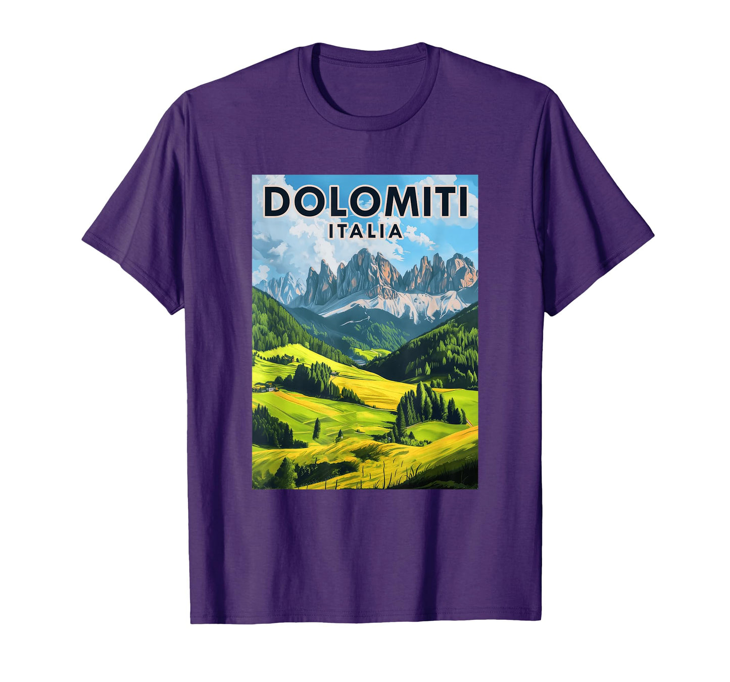 Dolomites Italy Nature Hiking Skiing Climbing Outdoor T-Shirt