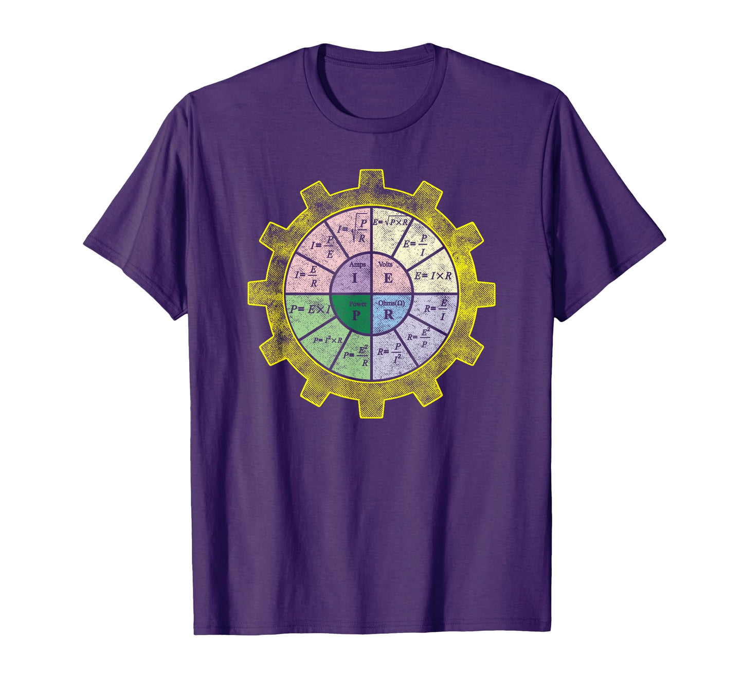 Ohms Law Shirt-Ohms Law Diagram-Electrical Engineer T Shirt
