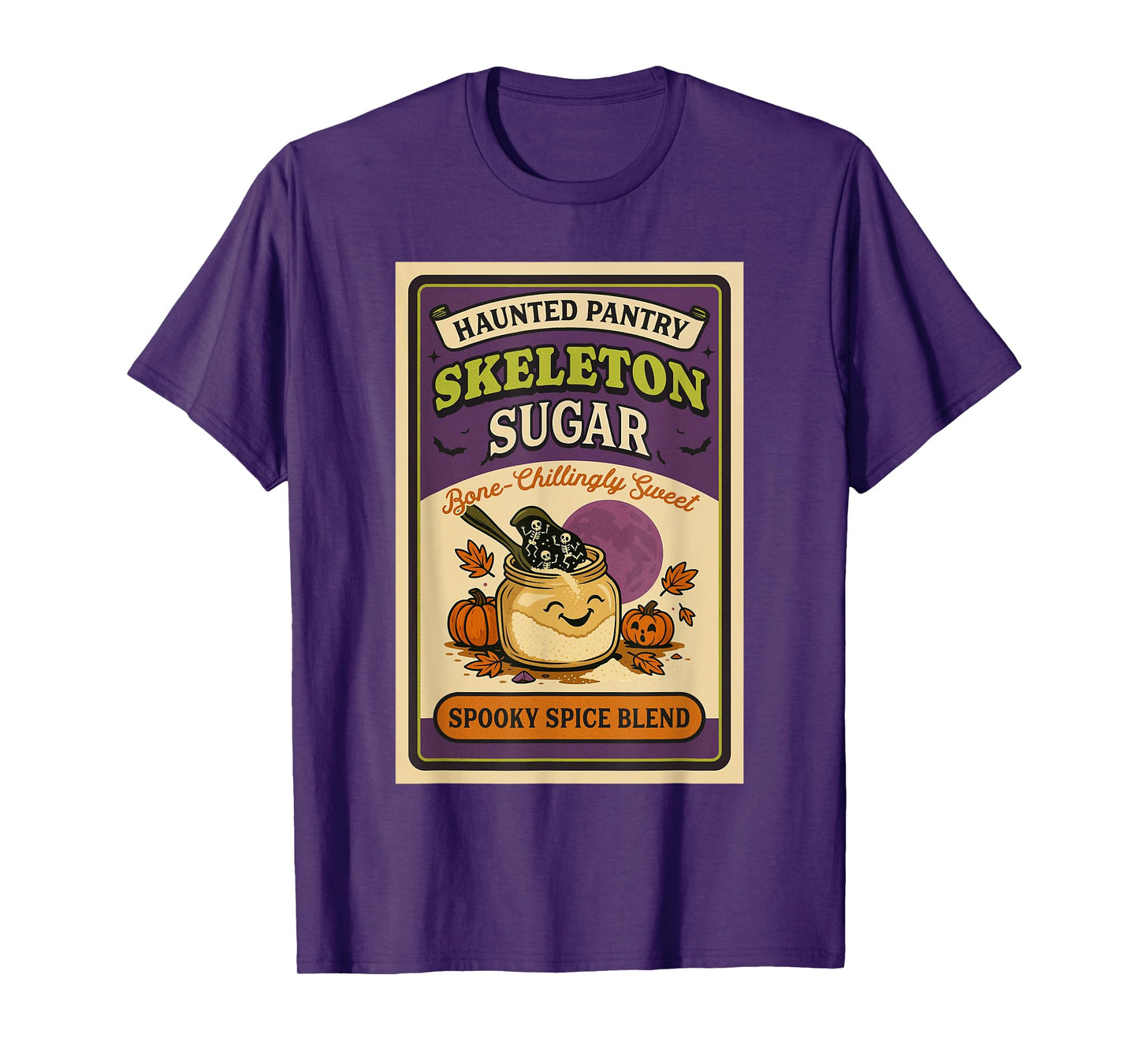 Halloween Spice Condiment Costume Skeleton Sugar Matching T-Shirt