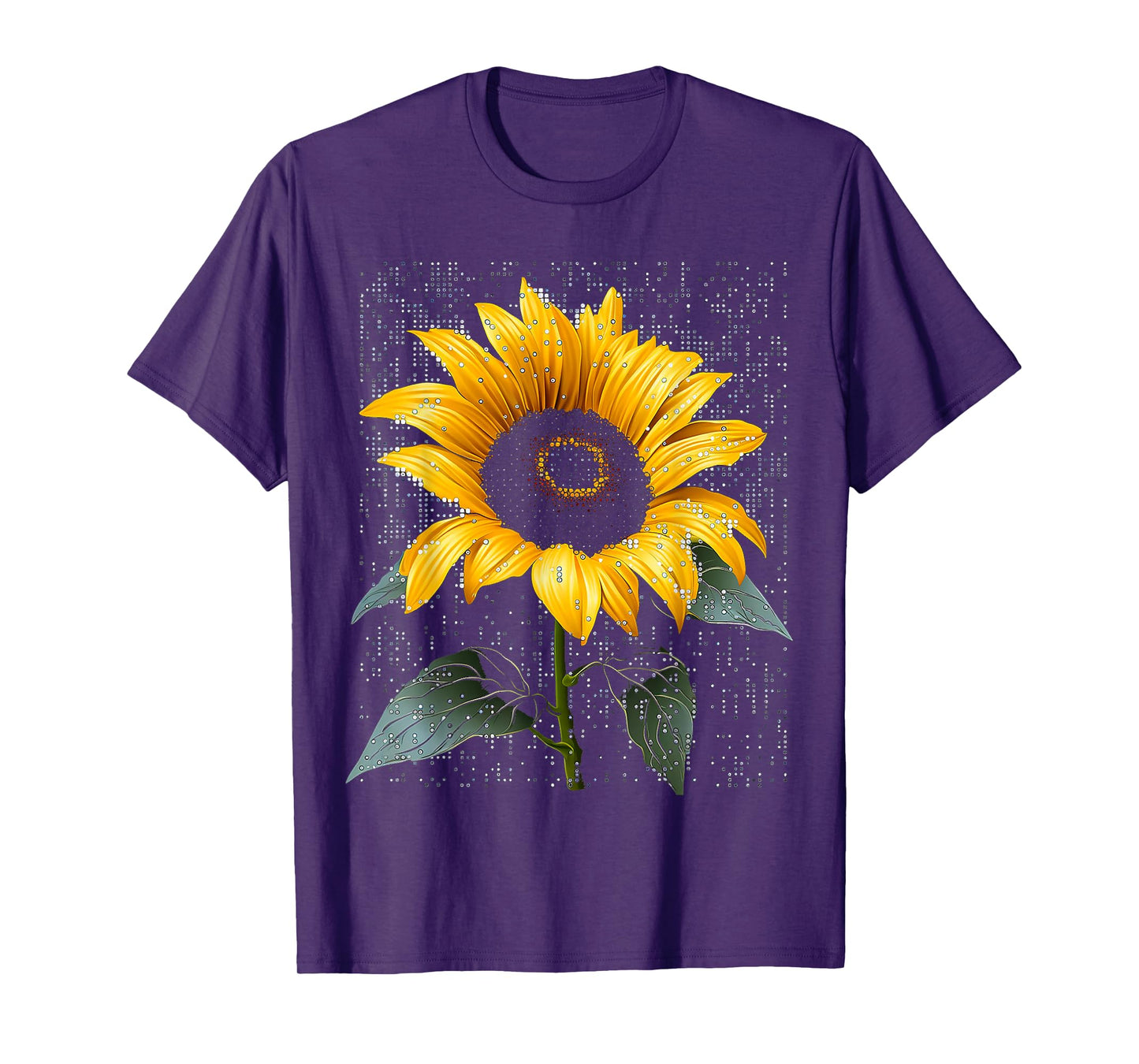 Sunflower Nature Motif Art Graphic Sunflower T-Shirt