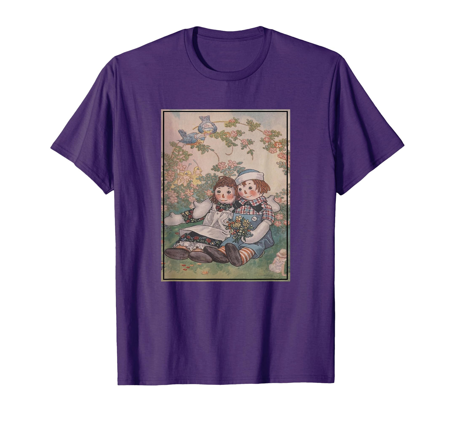 Raggedy Ann & Andy in The Flower Garden T-Shirt