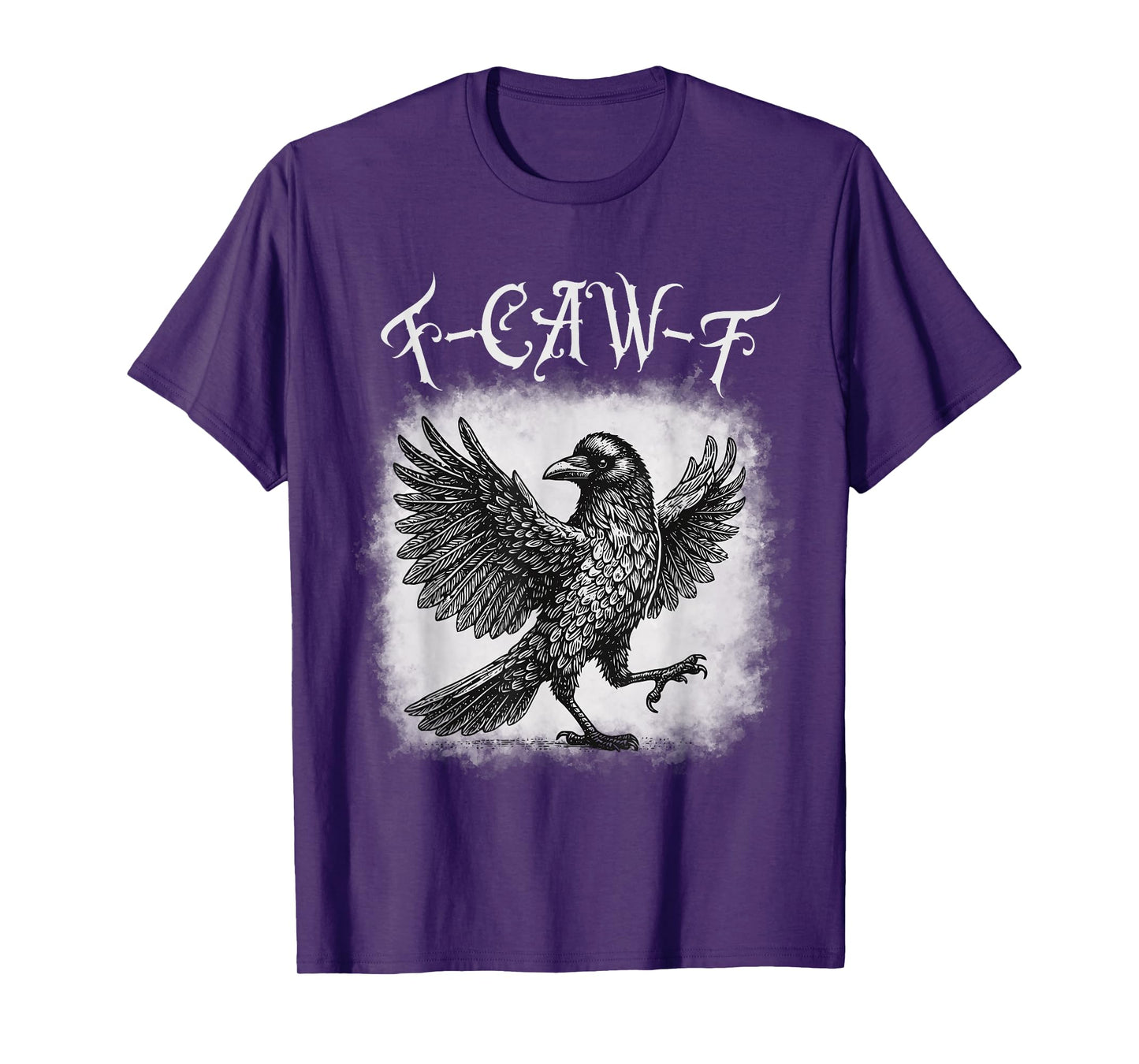 F-Caw-F Crow Funny Vintage Gothic Bird T-Shirt