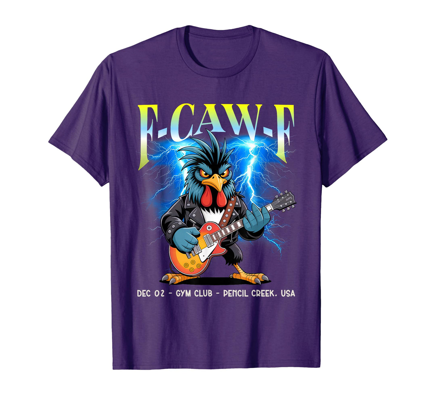 Rooster Punkrock Tour – Crazy Chicken Bootleg Concert T-Shirt