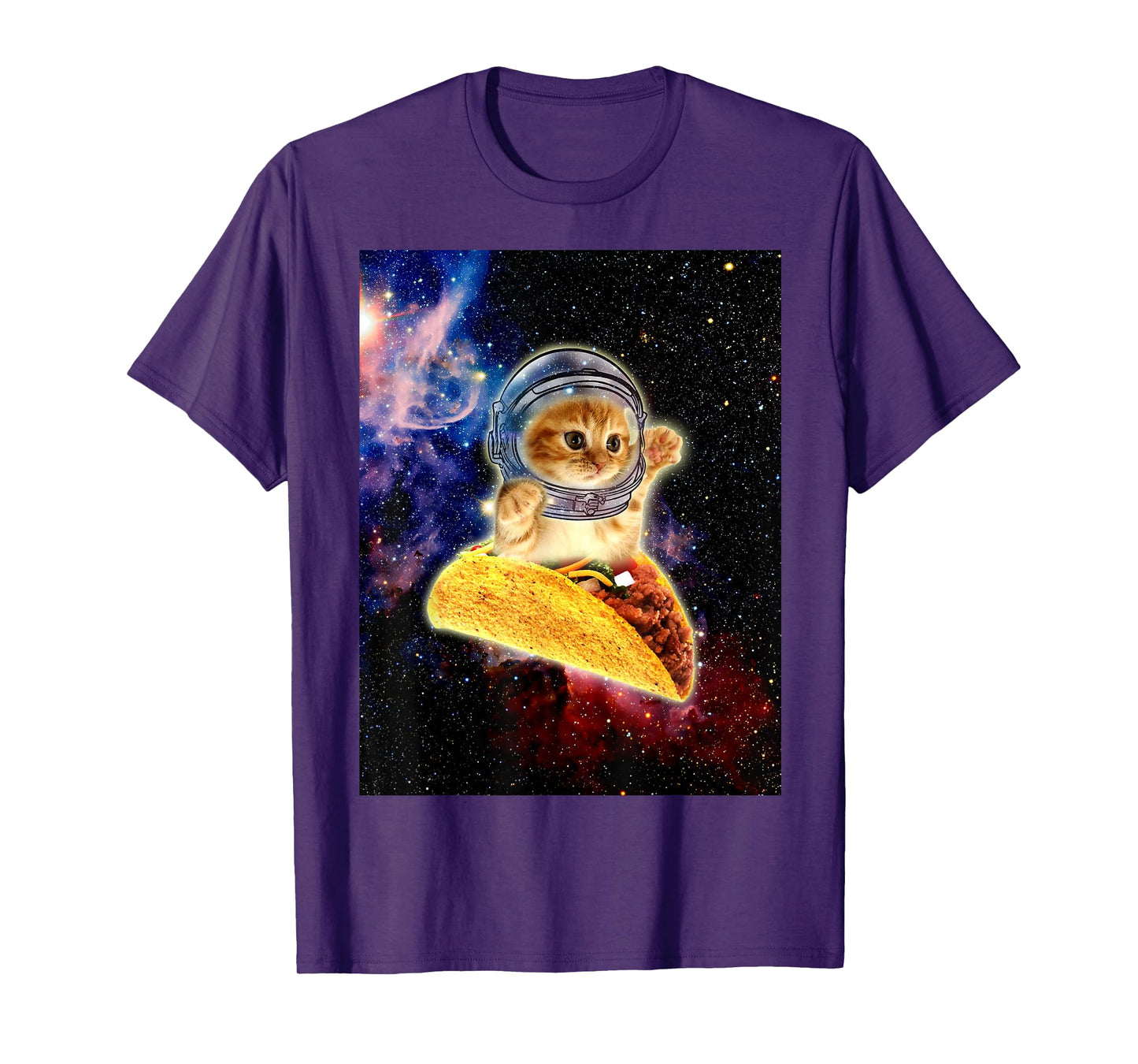 Crazy Space Taco Cat Funny T-Shirt v2