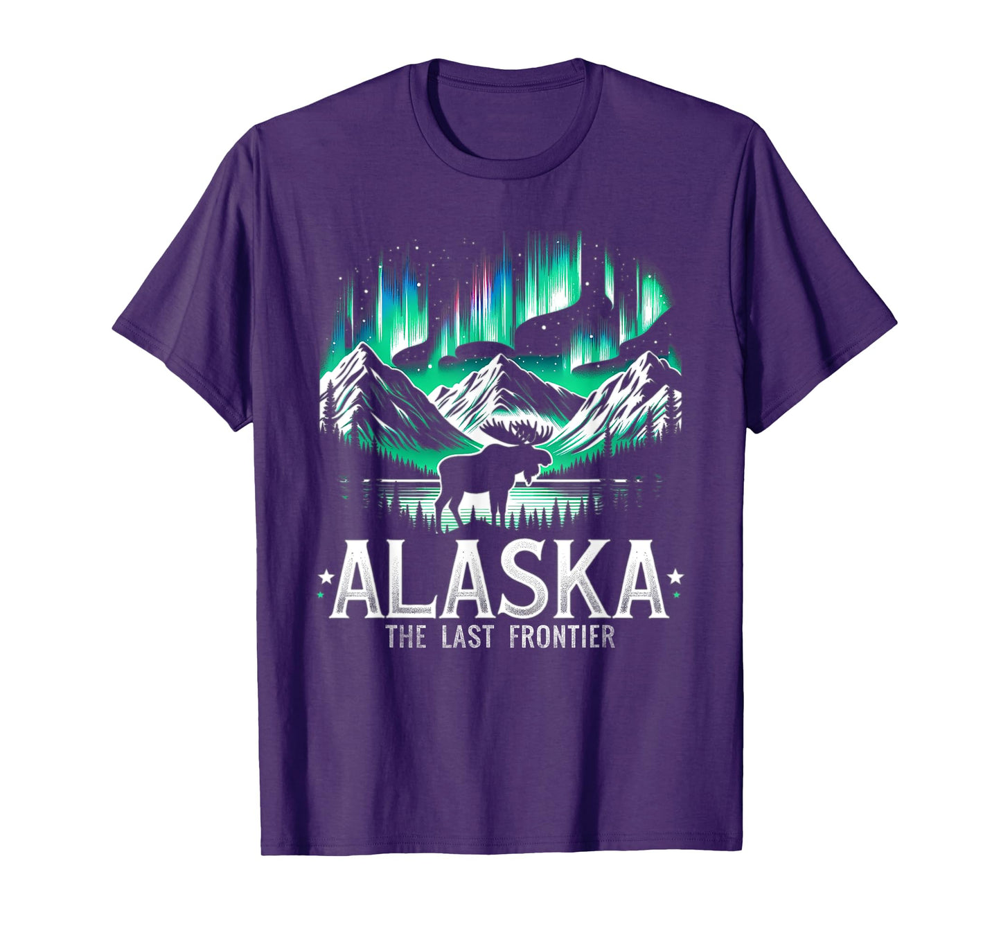 Alaska Day The Last Frontier Alaska Mountain Moose Souvenir T-Shirt