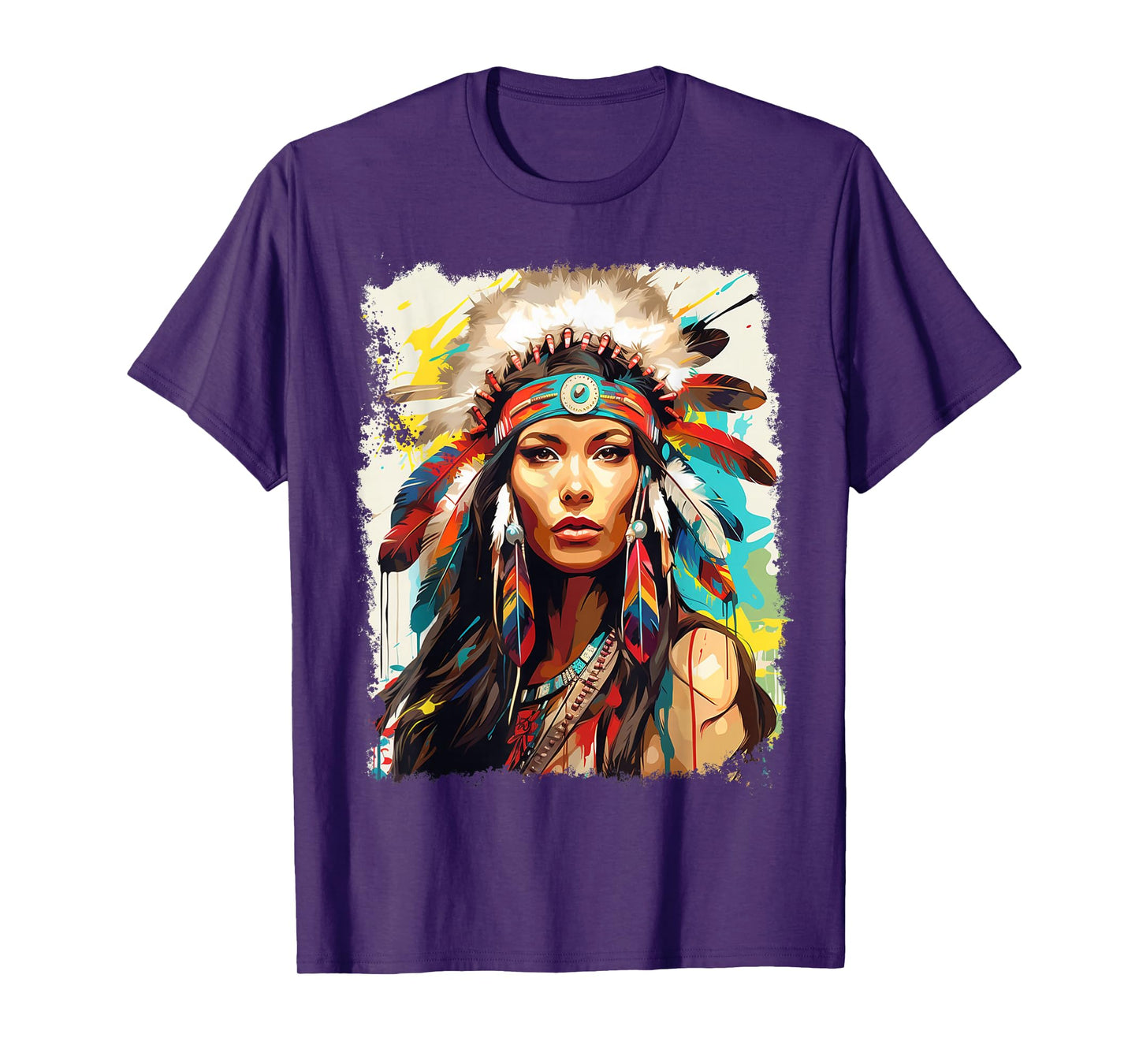 Native Indian Women T-Shirt