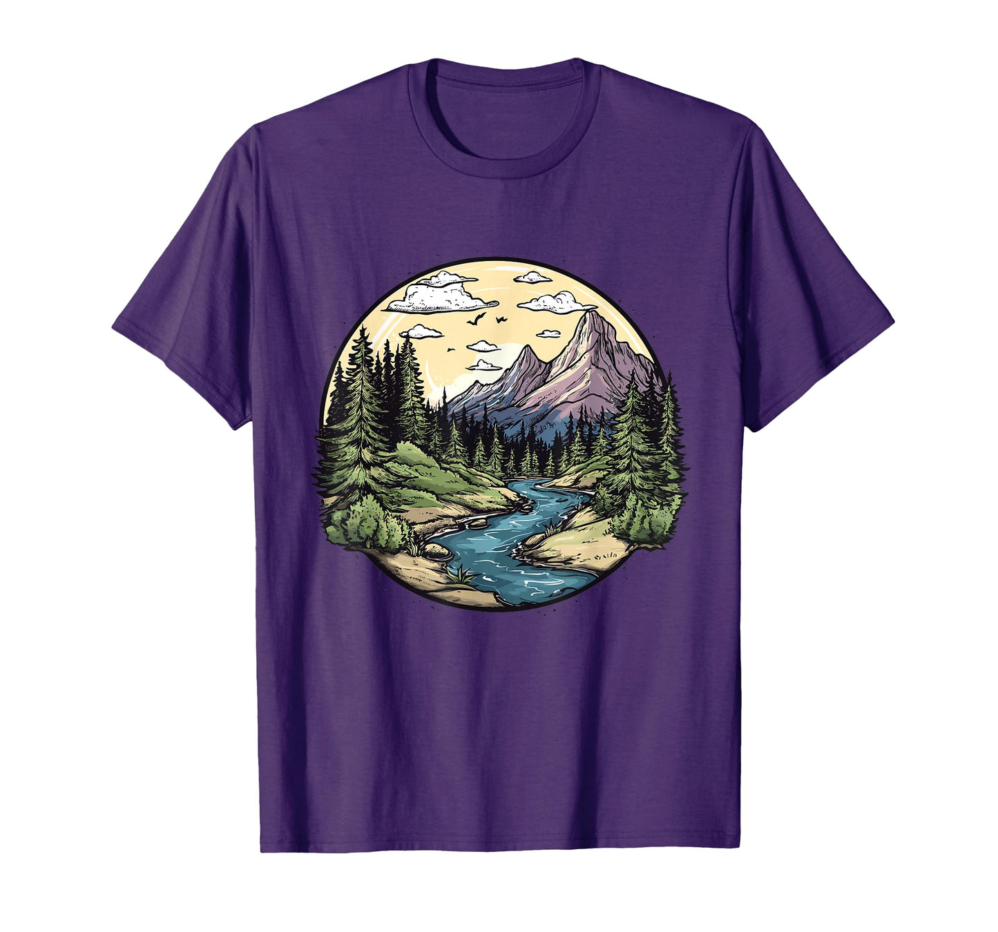 Hiking in Nature, Hiking T-Shirt