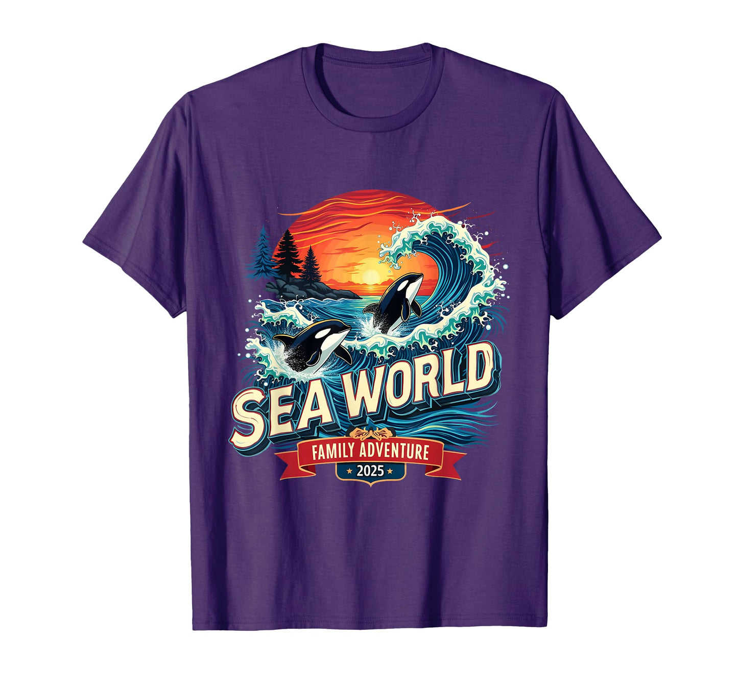Sea World 2025 Ocean Explorer Memories Family Adventure T-Shirt