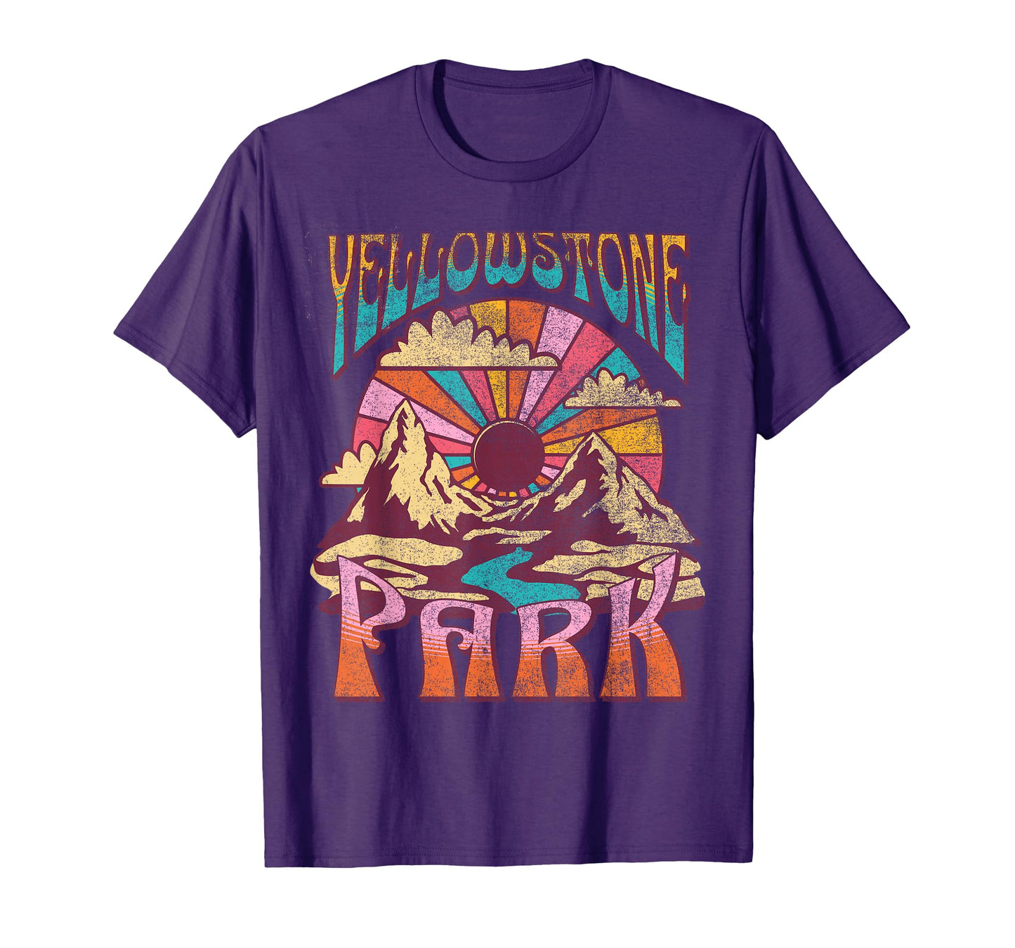 Yellowstone Wyoming Nature Hike Mountain Outdoors T-Shirt