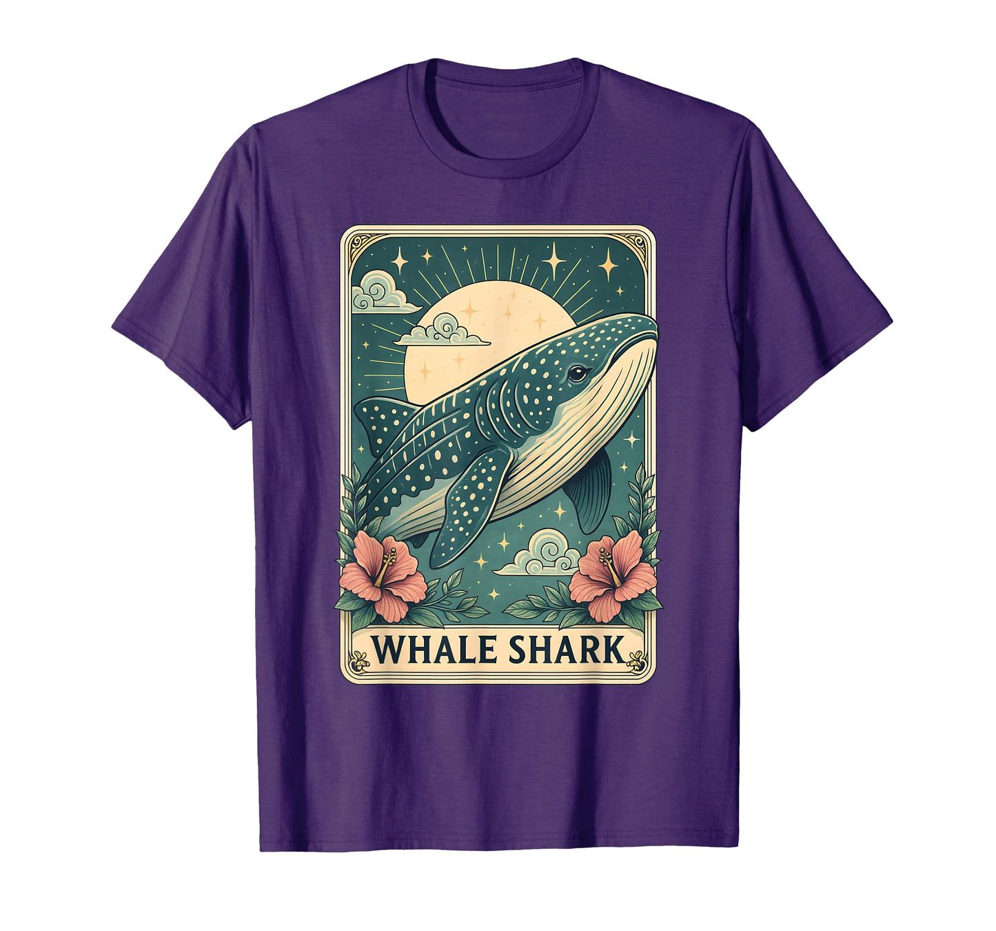 Whale Shark Tarot Card T-Shirt