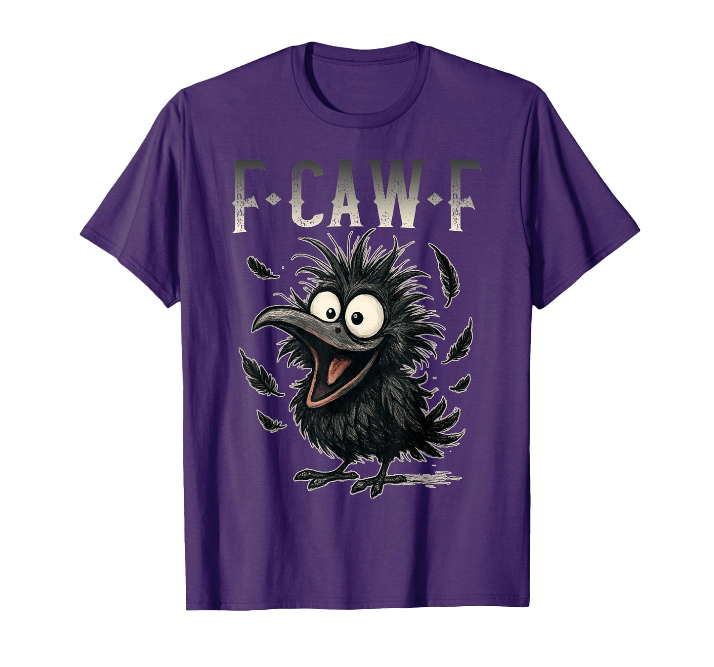 F-Caw-F Funny Chicken Humor F-Caw-F Quote Rooster Meme T-Shirt