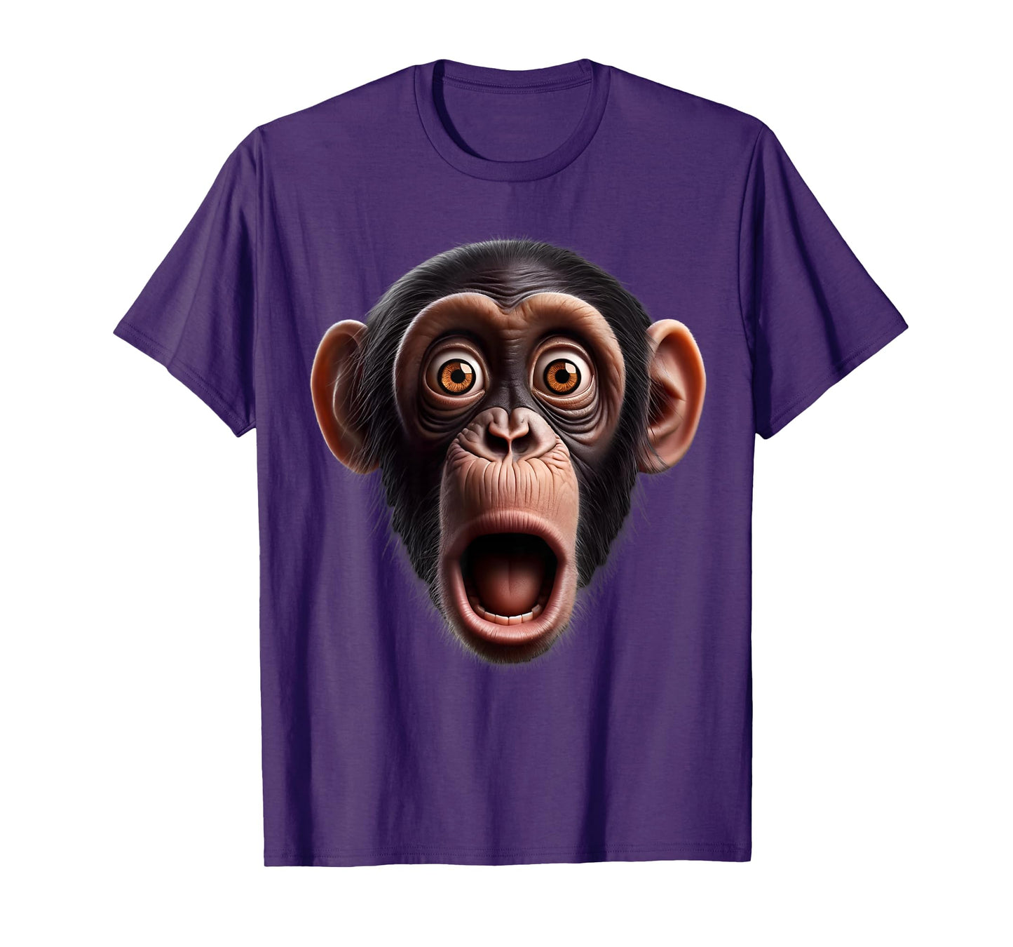 Funny Monkey Face chimpanzee T-Shirt