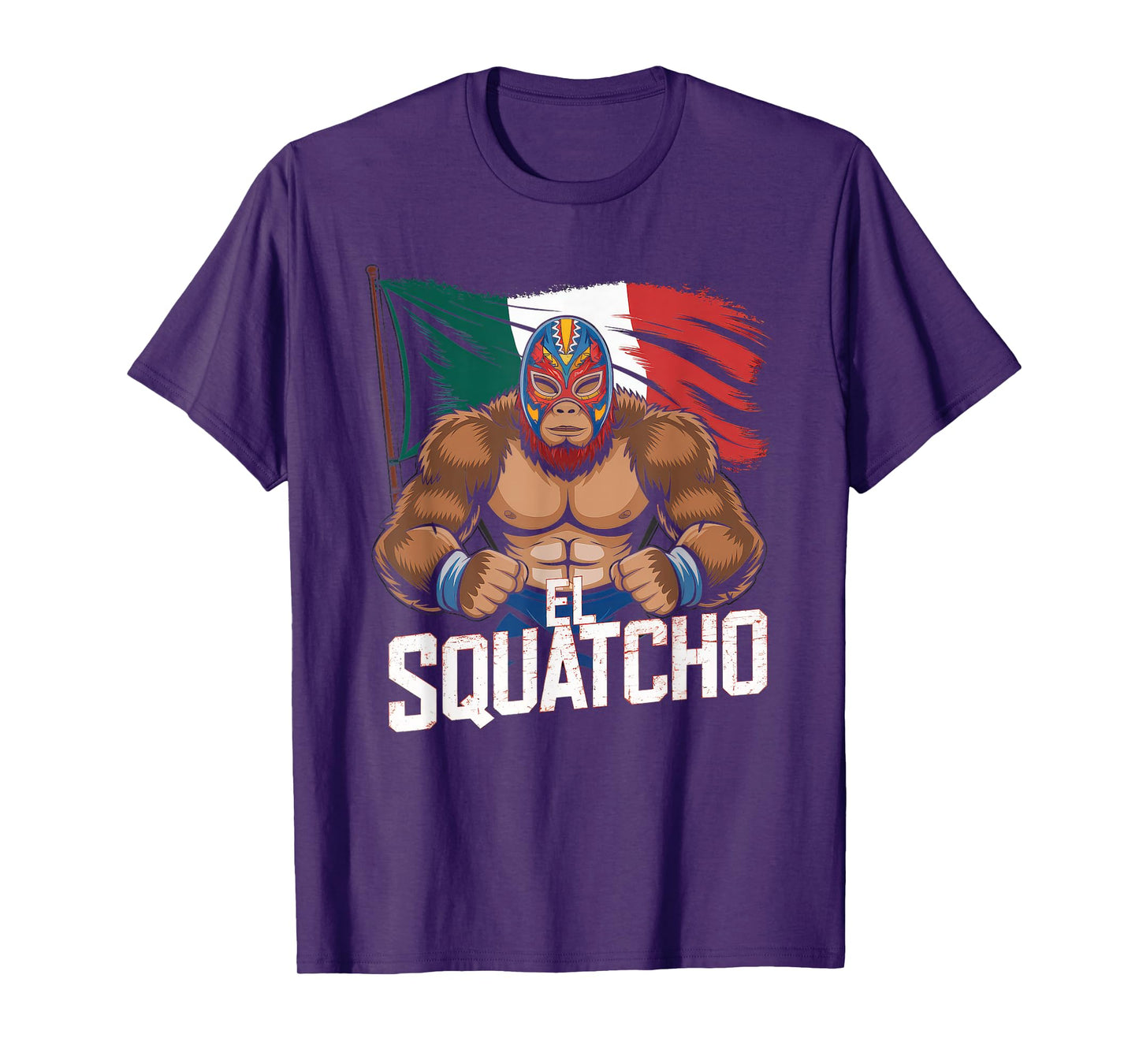 El Squatcho Tshirt Men Women Bigfoot Sasquatch Mexican T-Shirt