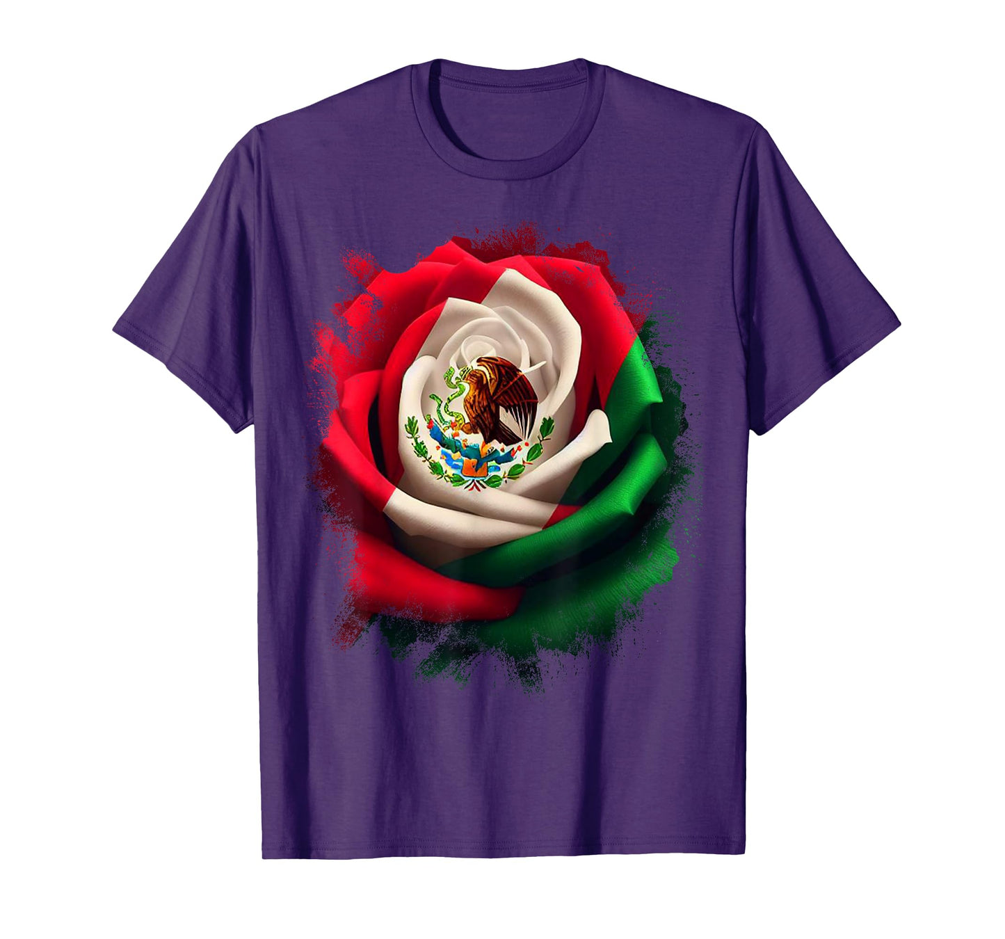 Mexico Gift Rose Tijuana Mexican Hispanic Pride Poncho T-Shirt