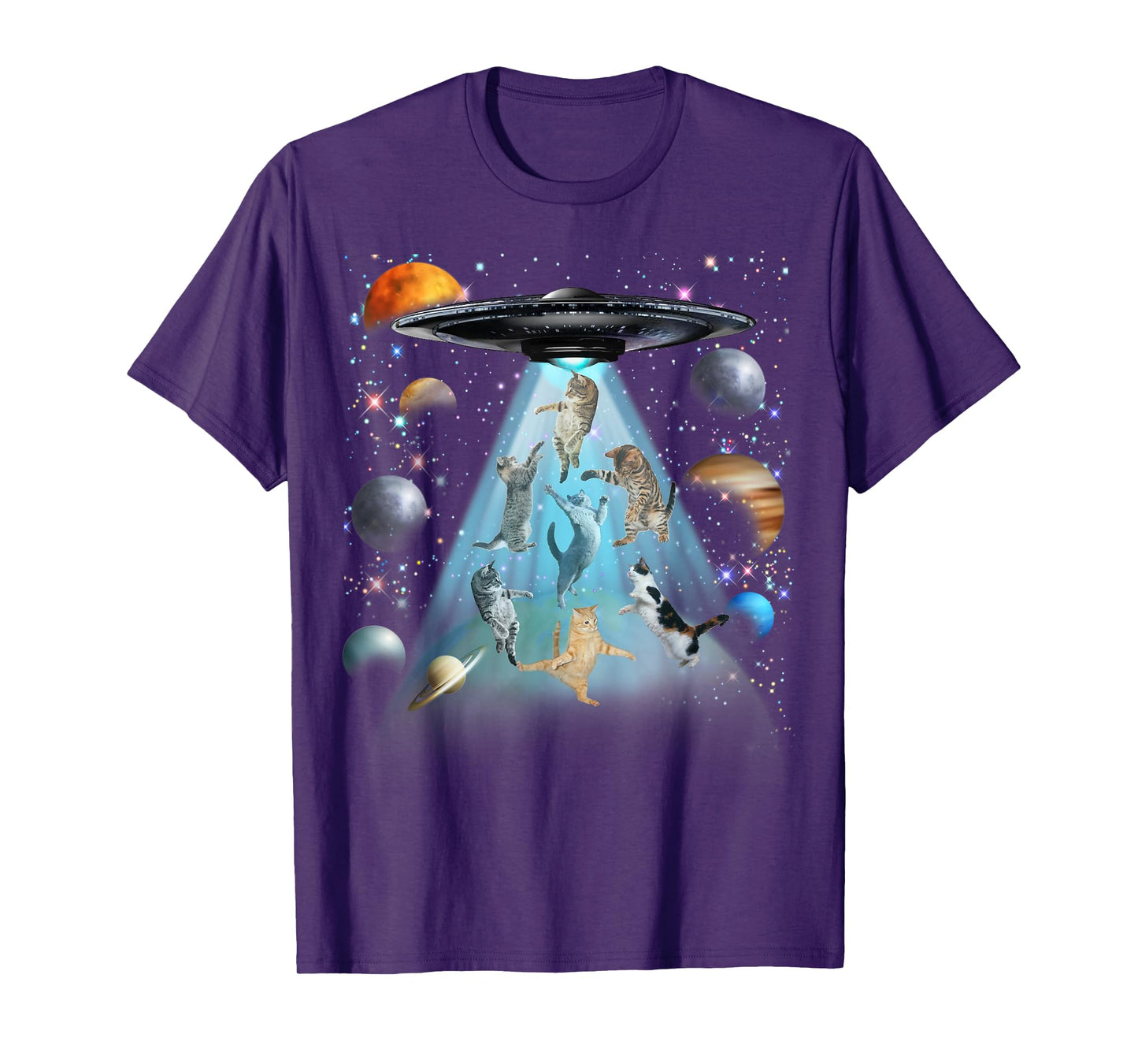 Galaxy Cat Funny T-Shirt for Cat Dad & Mom Lovers