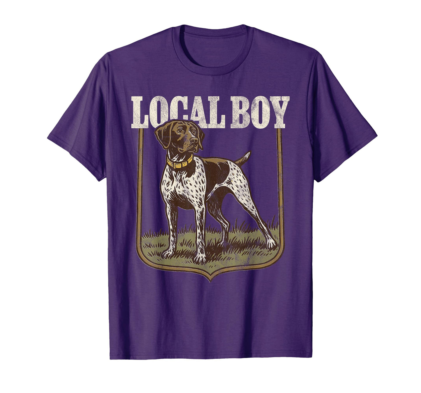 Local Boy Hunting Dog Retro Southern Country Pride Vintage T-Shirt
