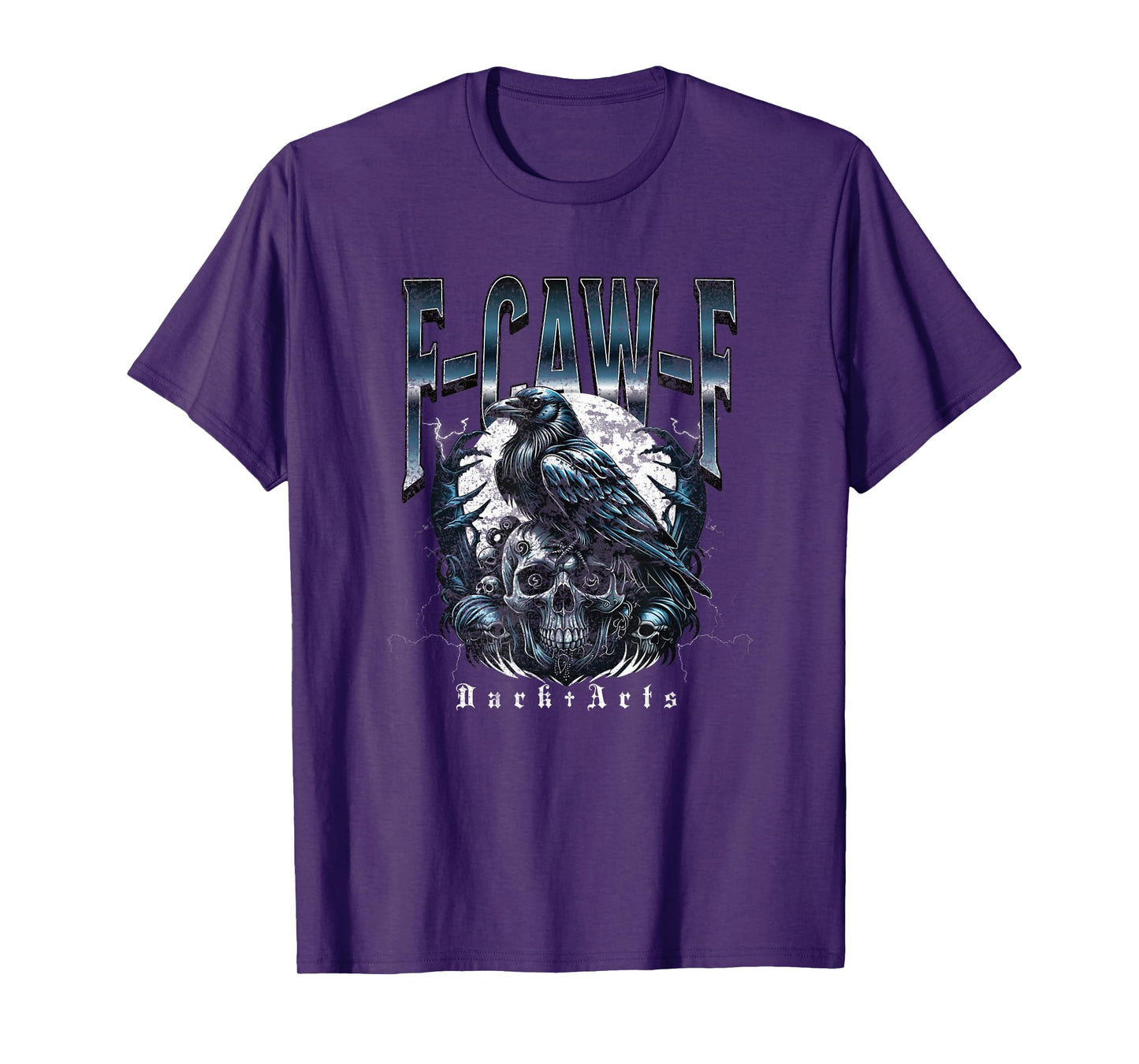 F-CAW-F Crow Graphic Adult Humor Design T-Shirt